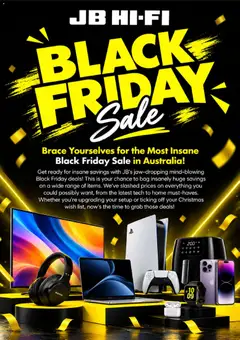 Preview of JB Hi-Fi Black Friday Notice - valid from 08/10/2026