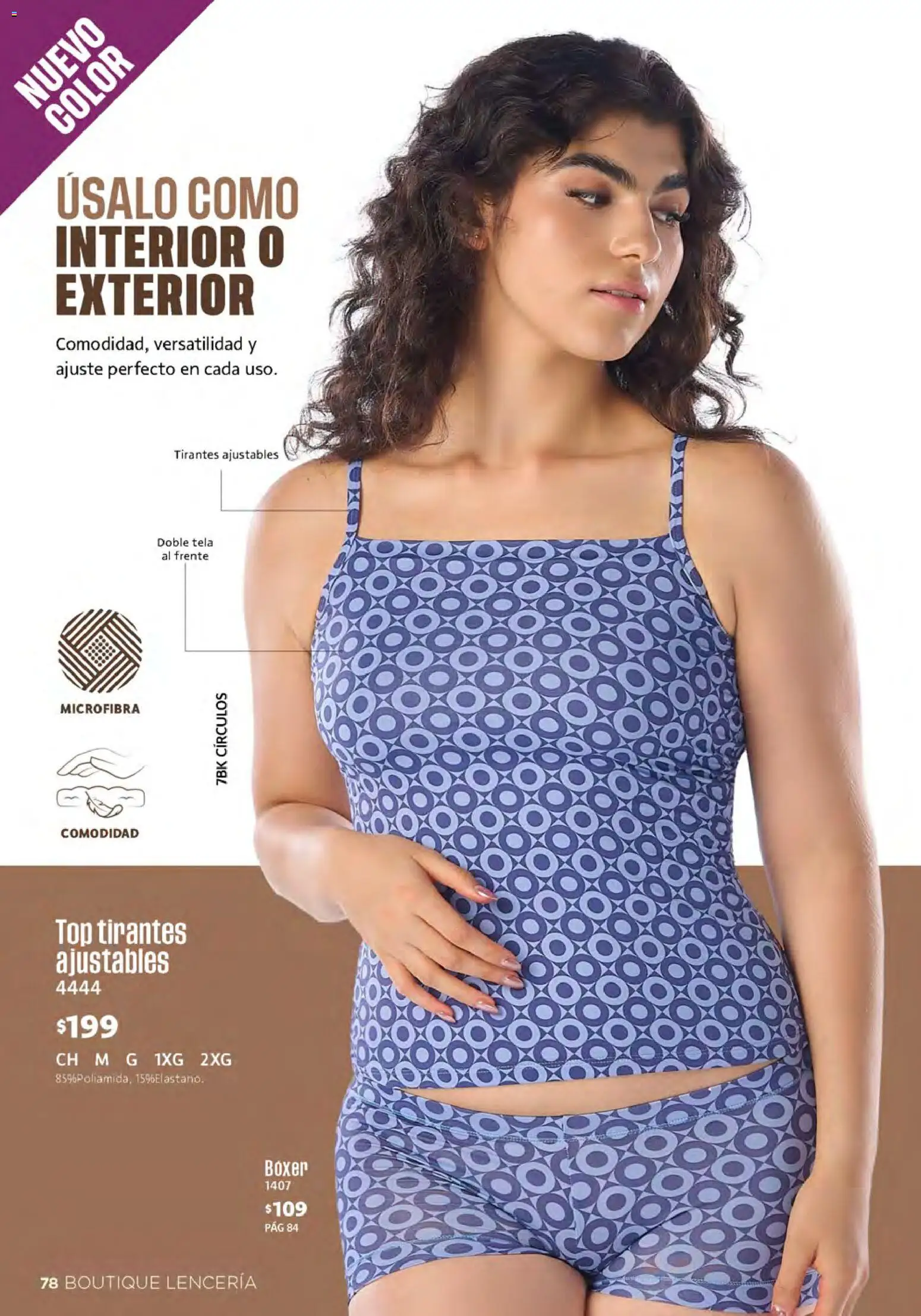 Nuevas ofertas de Ilusión válidas en toda la República Mexicana desde el 01/09/2026. ¡Encuentra las mejores ofertas en Ilusión catálogo Otoño! | Página: 80 | Productos: Top, Tirantes, Lenceria