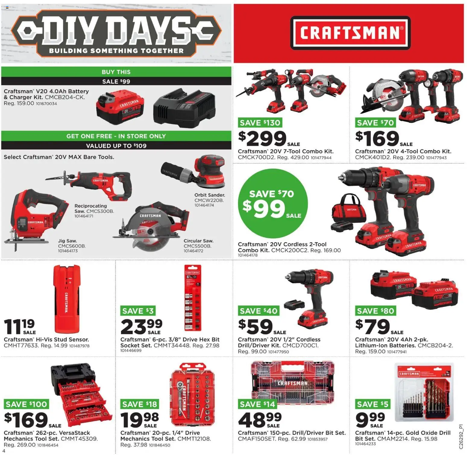 Mills Fleet Farm DIY Days - valid from 07/13/2026 | Page: 4 | Products: Socket, Battery, Charger
