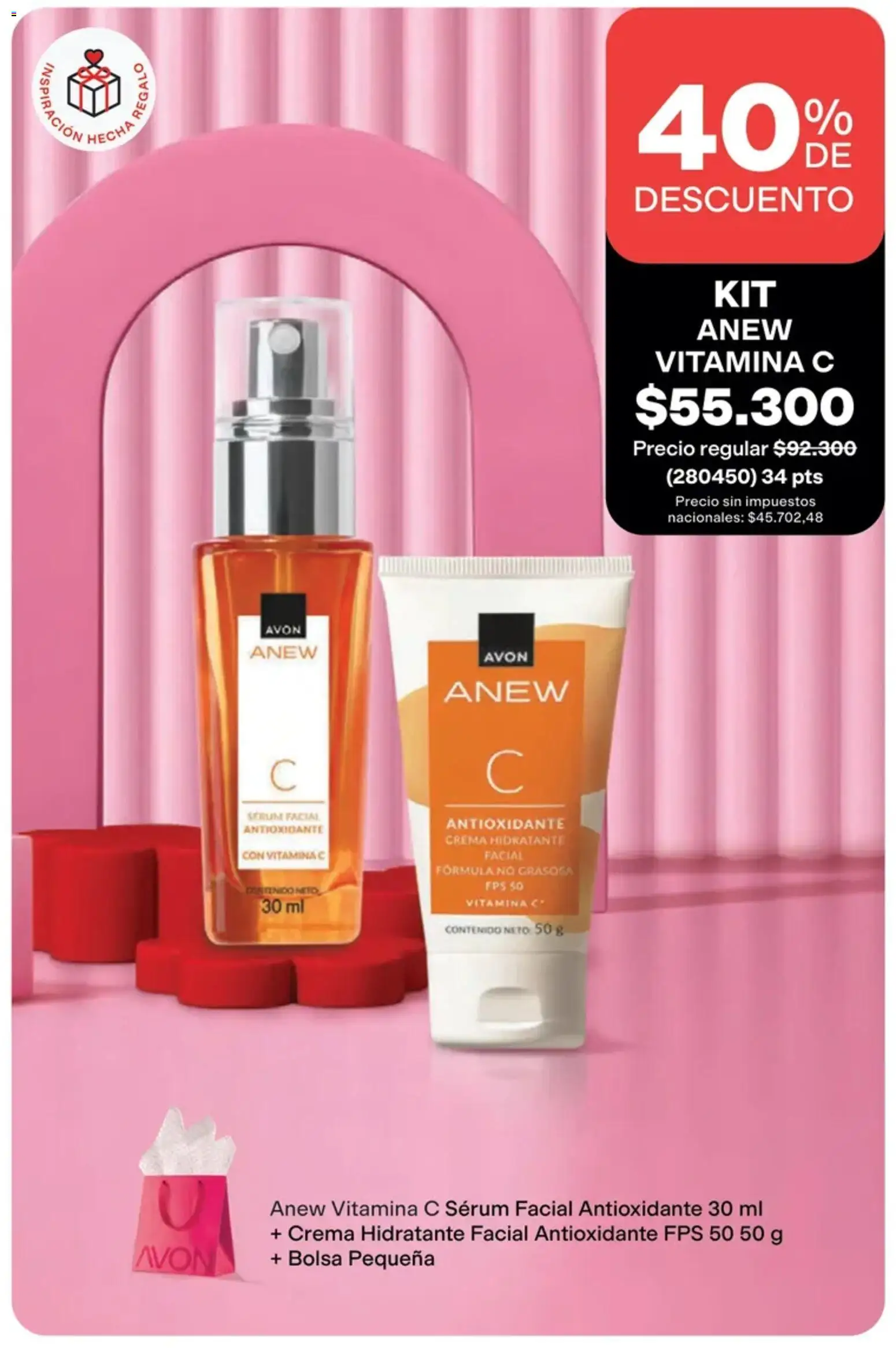 Catálogo AVON Campaña 13 │ válido desde el 01/09/2026 | Página: 23 | Productos: Bolsa, Serum, Crema