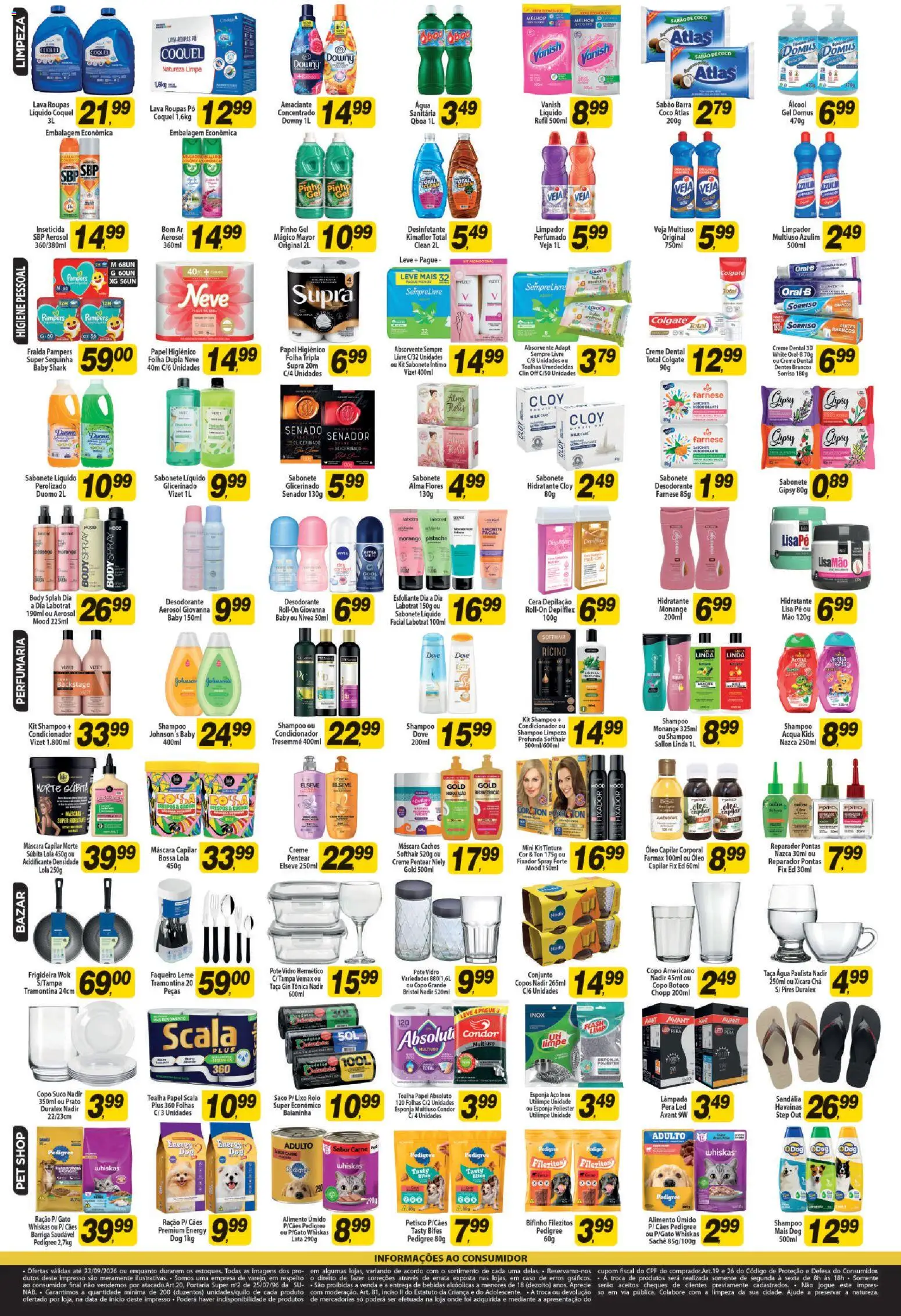 Coelho Diniz Folheto - válido de 03/09/2026 | Página: 4 | Produtos: Shampoo, Pó, Óleo, Copos