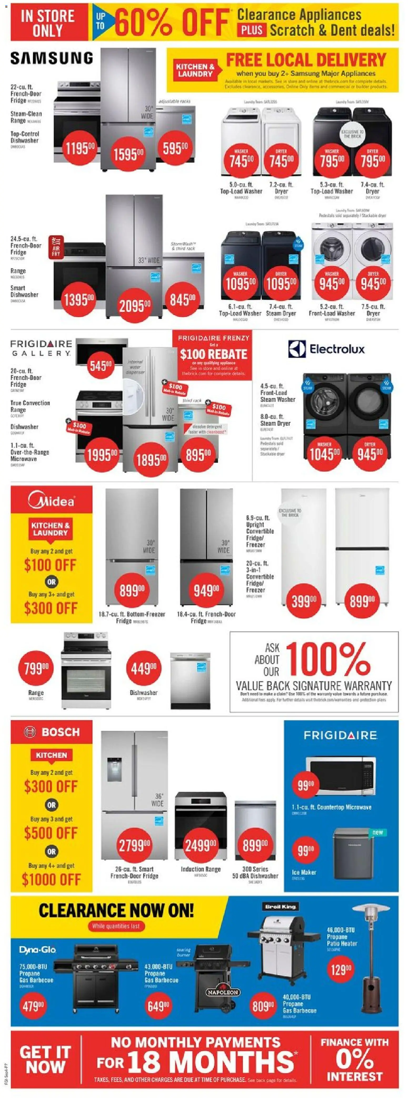 The Brick flyer valid from Sep 3, 2026 | Page: 19