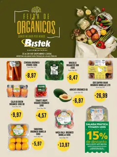Bistek Supermercados ofertas Feira de Orgânicos - Pré-Visualização do folheto da loja Bistek Supermercados, válido de 15/10/2026