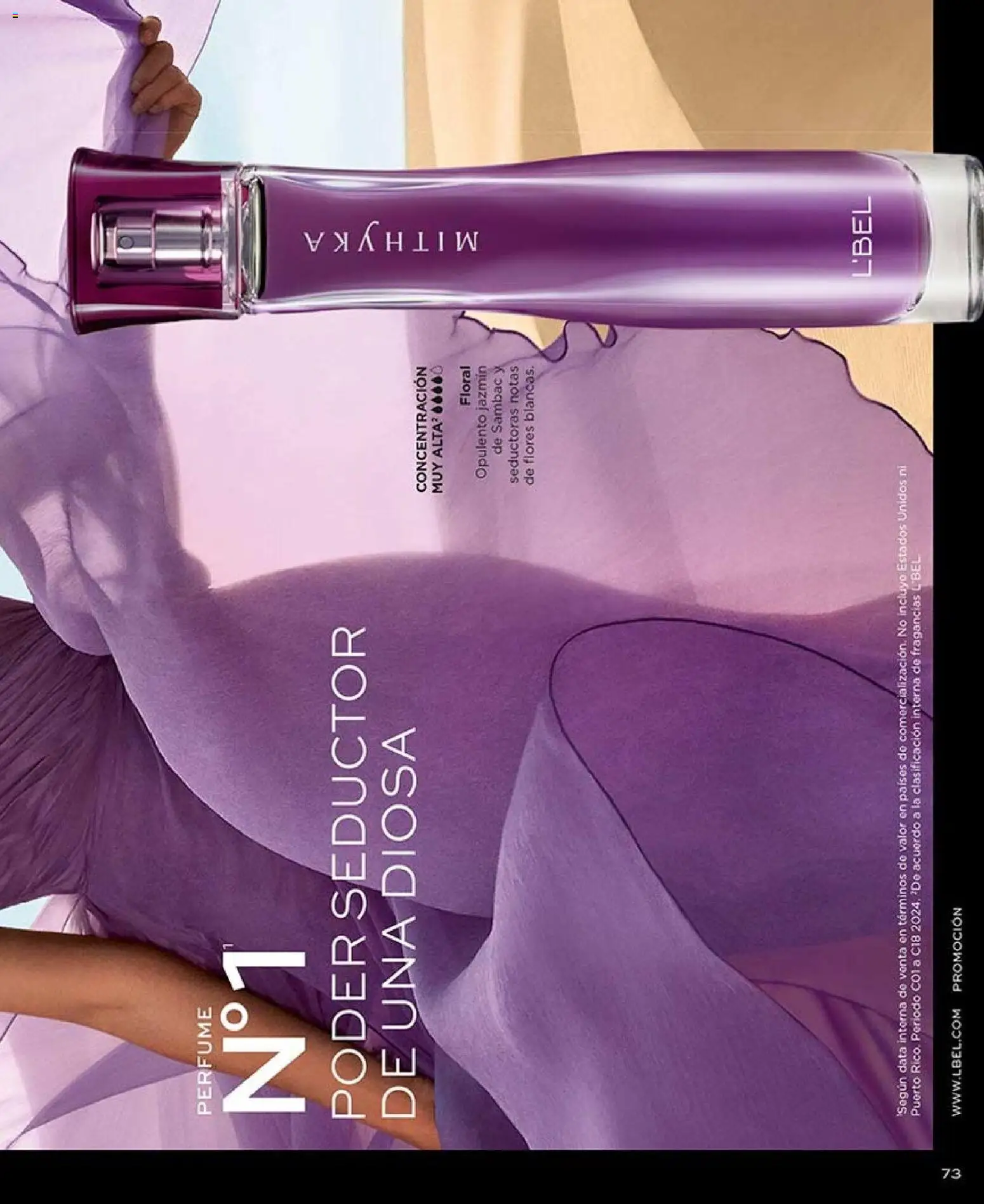 Catálogo L'Bel Campaña 15 │ válido desde el 06.09.2026 | Página: 73 | Productos: Flores, Perfume