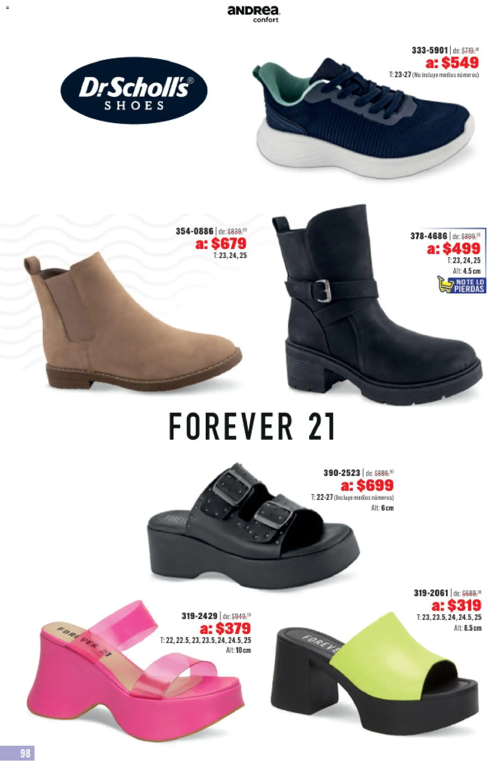 Nuevas ofertas de Andrea válidas en toda la República Mexicana desde el 31.05.2026. ¡Encuentra las mejores ofertas en Andrea catálogo Outlet! | Página: 98