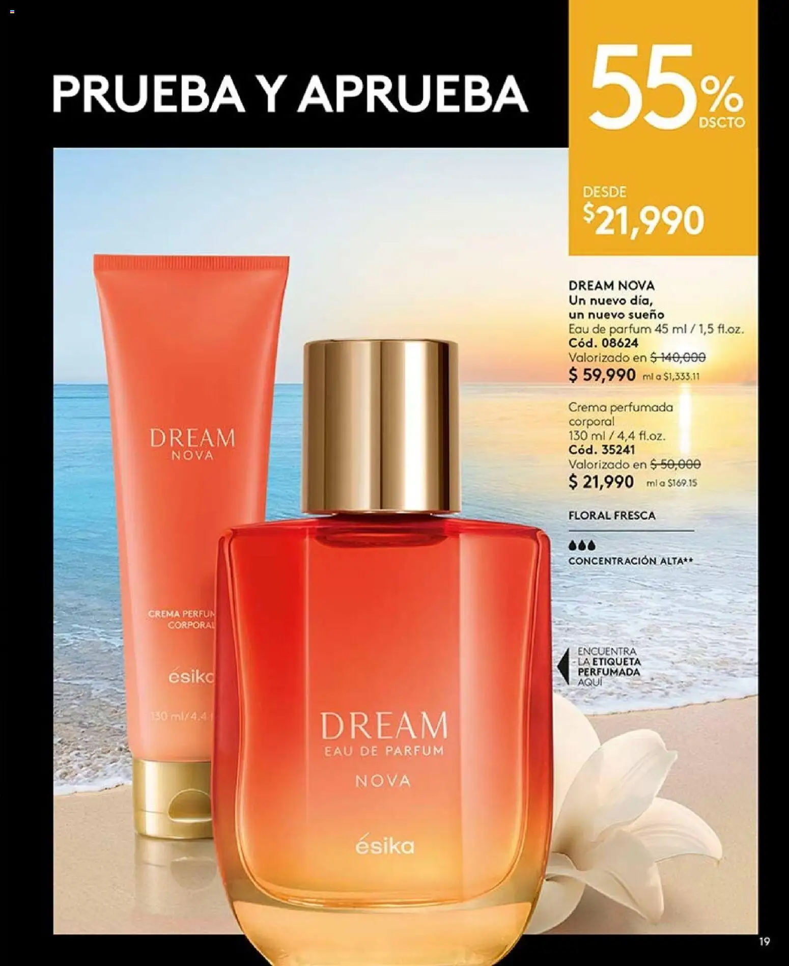 Ésika revista - valida desde el 07/08/2026 | Página: 19 | Productos: Crema