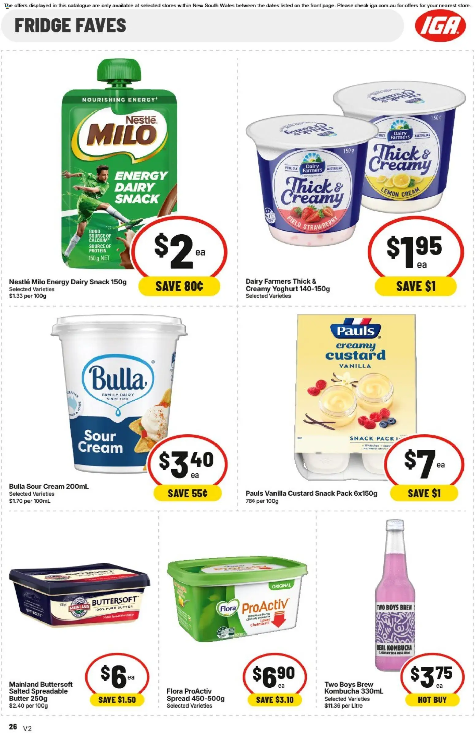 IGA catalogue - valid from 20.05.2026 | Page: 25 | Products: Dairy, Butter, Sour cream, Lemon