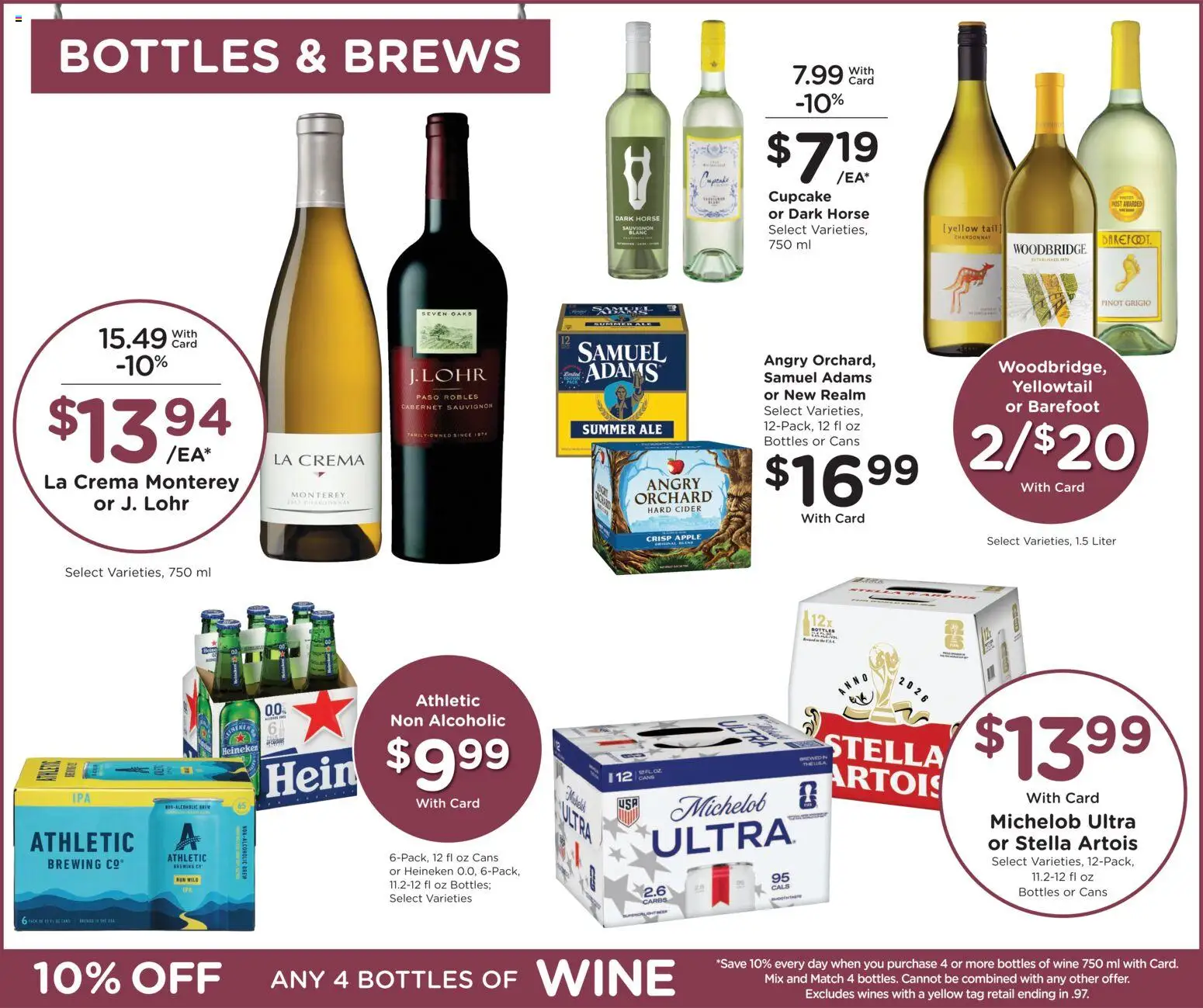 Kroger Weekly Ad - valid from 07/08/2026 | Page: 13 | Products: Cider, Wine, Cupcake