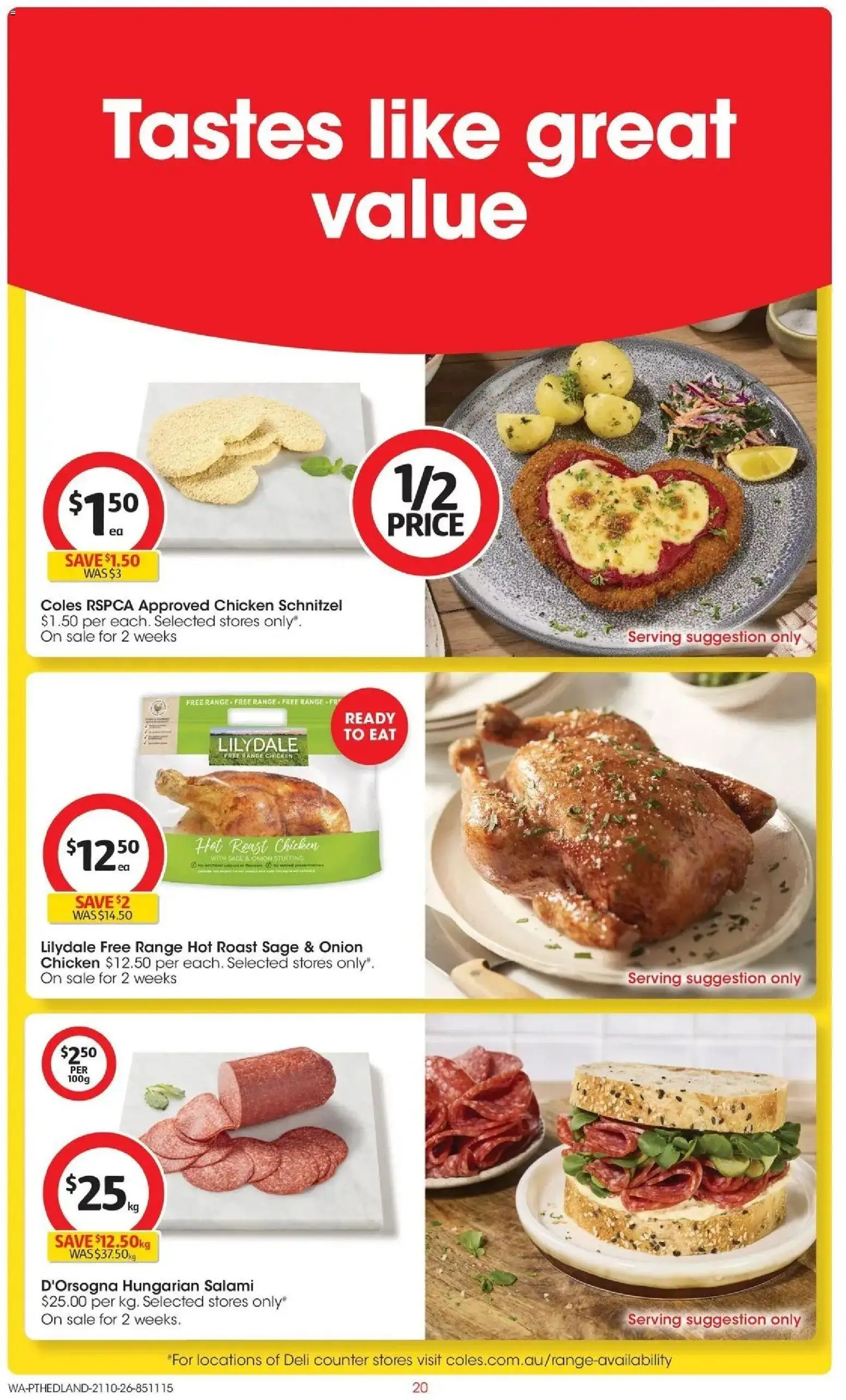 ﻿Coles catalogue valid from 21/10/2026 > Online Australia | Page: 20