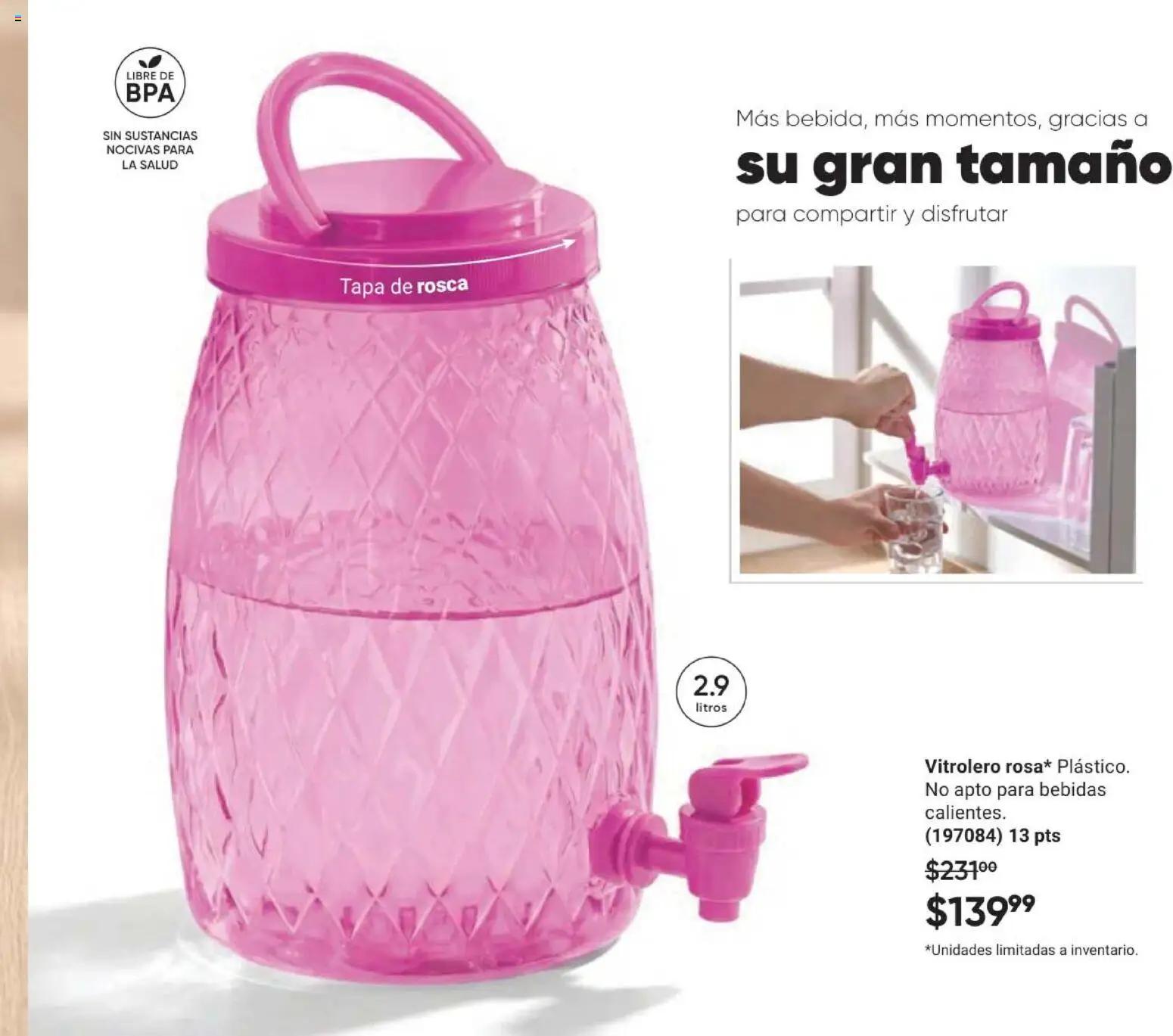 Nuevas ofertas de AVON válidas en toda la República Mexicana desde el 02/10/2026. ¡Encuentra las mejores ofertas en AVON Casa & Estilo 15 2026! | Página: 49 | Productos: Bebidas