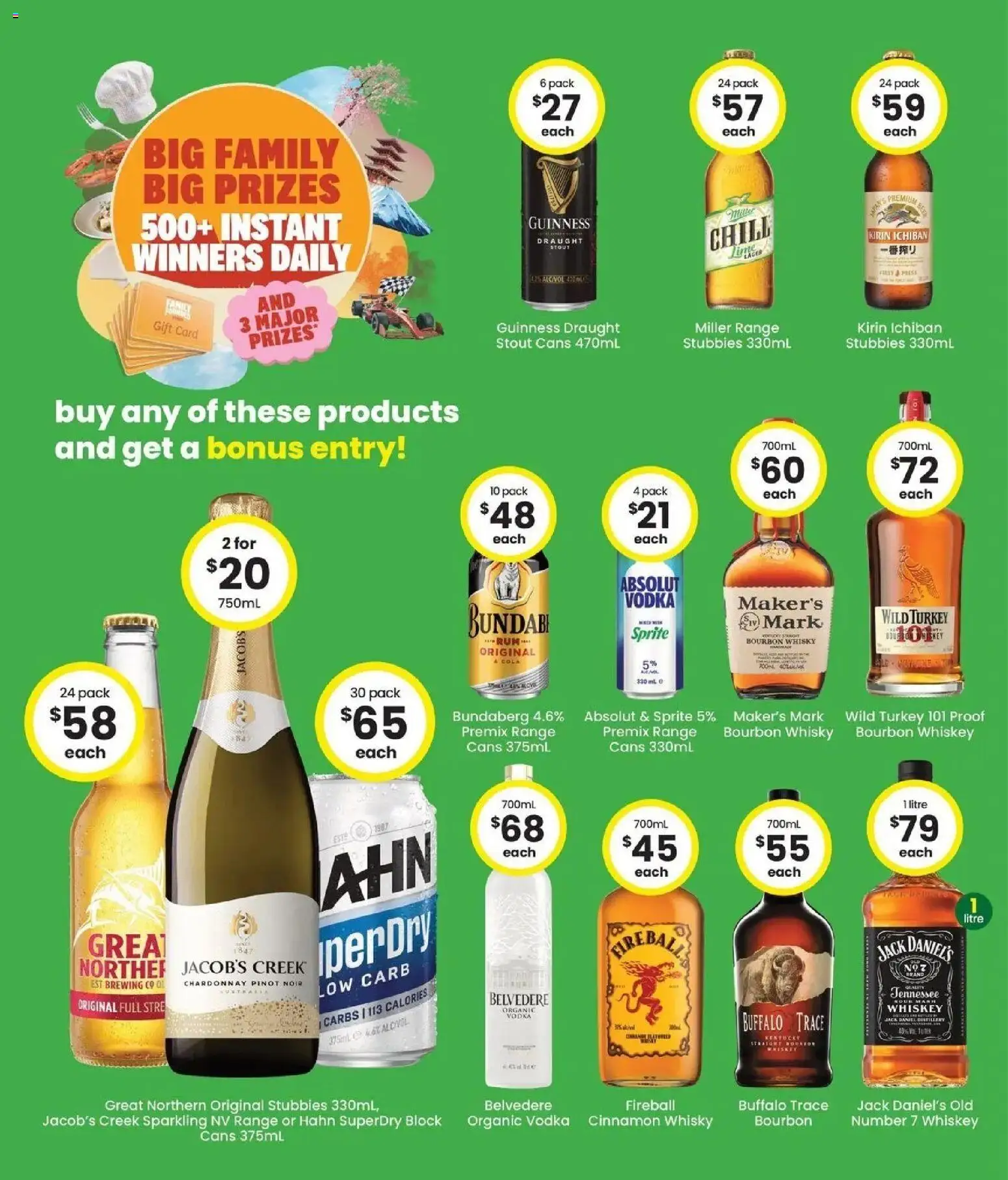 The Bottle-O catalogue - valid from 06/07/2026 | Page: 3 | Products: Bourbon, Whiskey, Turkey, Jack Daniel’s