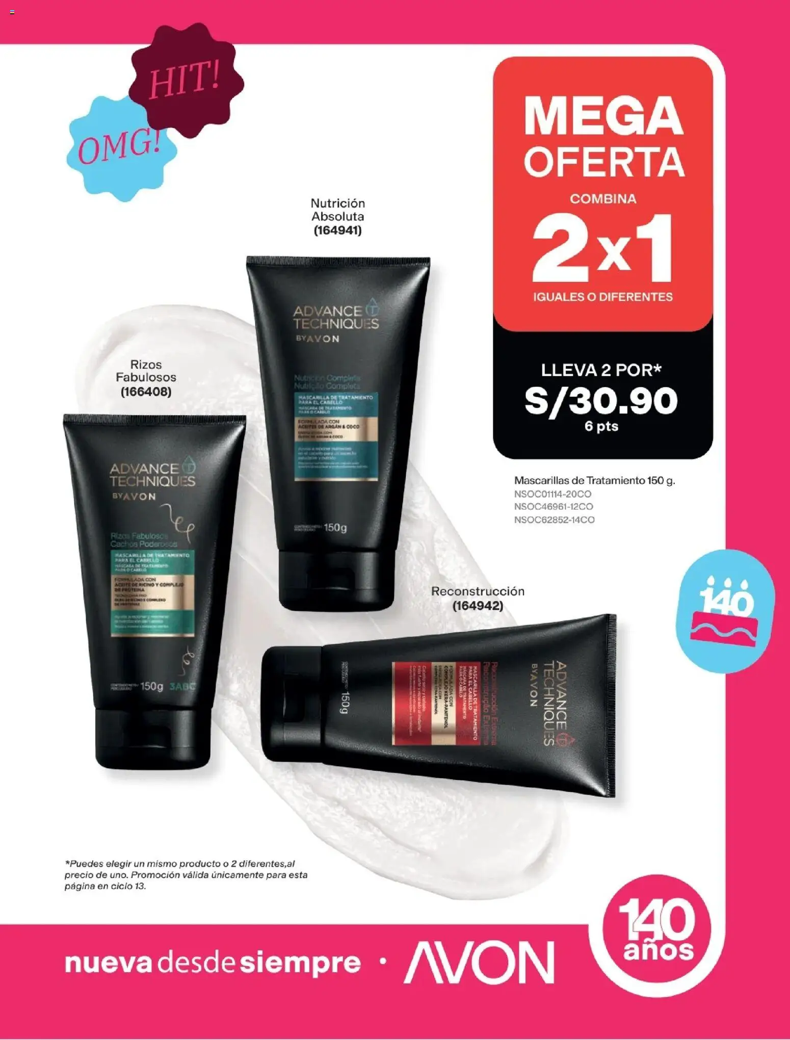 Catálogo Avon válido desde 11/08/2026 | Página: 241 | Productos: Máscara, Mascarillas, Coco