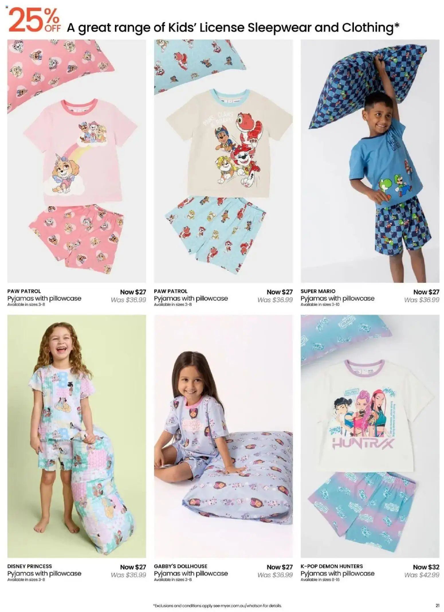 Myer - Toy Sale - 14/09/2026 > weekly / monthly specials | Page: 23 | Products: Sleepwear, Pyjamas, Dollhouse