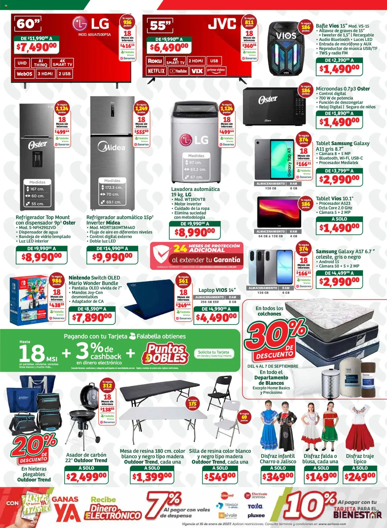 Nuevas ofertas de Soriana válidas en toda la República Mexicana desde el 04/09/2026. ¡Encuentra las mejores ofertas en Soriana folleto! | Página: 7