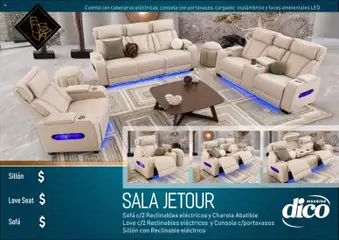 Vista previa de Muebles Dico catálogo Salas reclinables , nuevo folleto de la tienda, válido en México a partir del 27.03.2026 | Página: 14