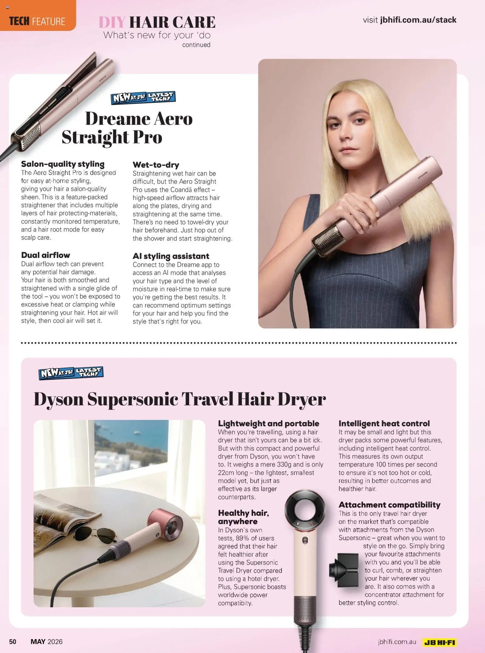 JB Hi-Fi catalogue - valid from 01.05.2026 | Page: 96 | Products: Light, Portable, Dryer, Hair straightener