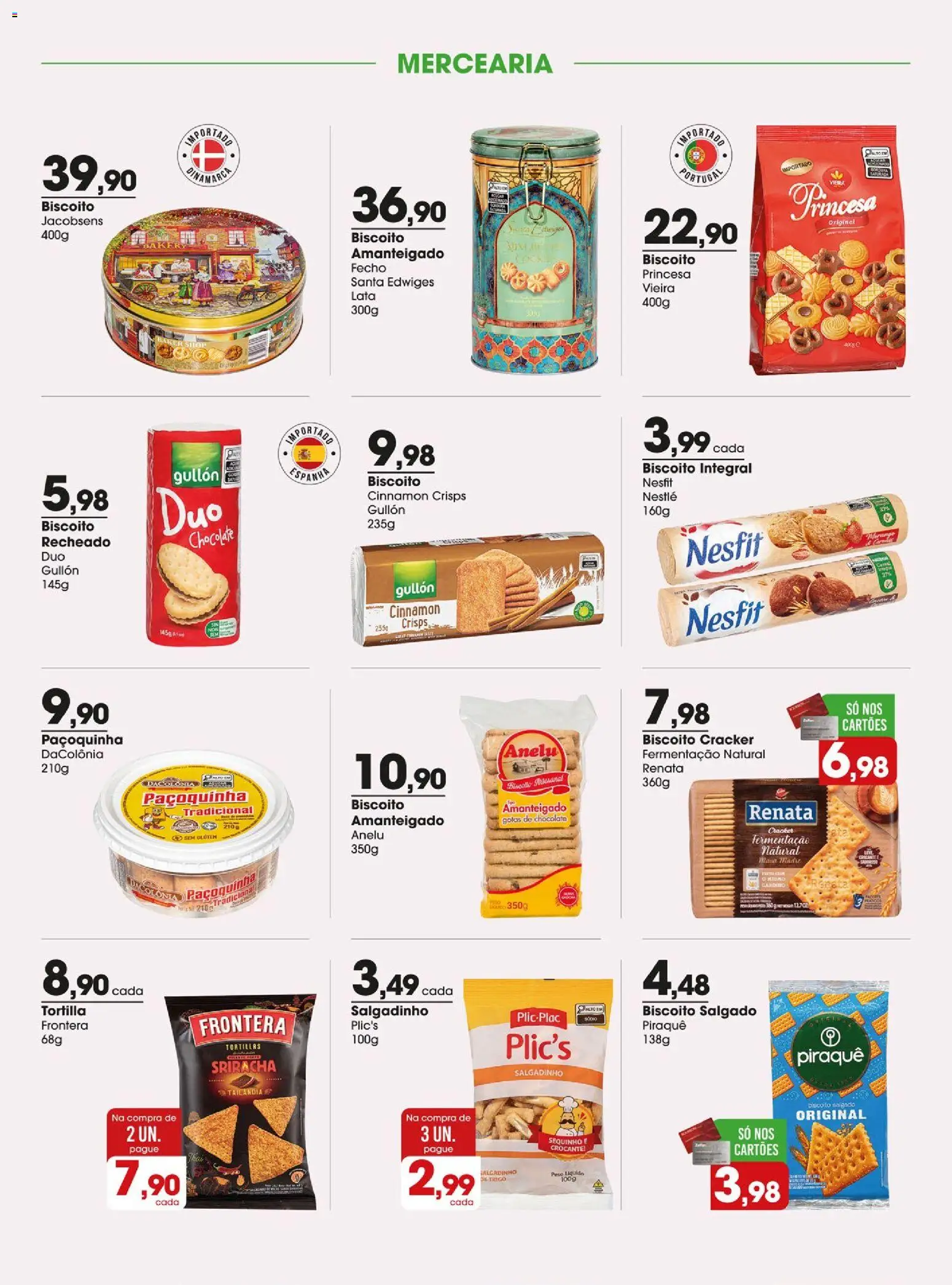 Zaffari Folheto - válido de 28/07/2026 | Página: 7 | Produtos: Biscoito, Chocolate, Disco