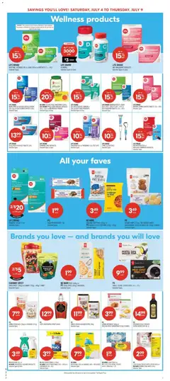 Preview of Shoppers weekly flyer / circulaire from shop Shoppers valid from Jul 3, 2026 | Page: 10 | Products: Cookies, PC, Powder, Coffee
