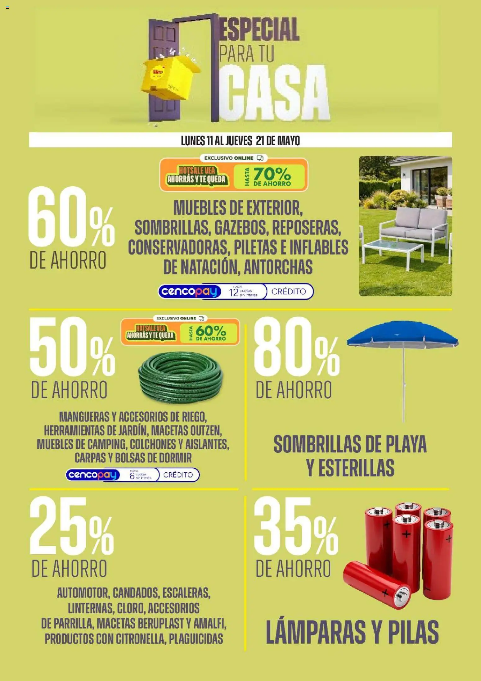 Vea - Ofertas especial para tu casa │ válido desde el 11.05.2026 | Página: 4 | Productos: Pilas, Té
