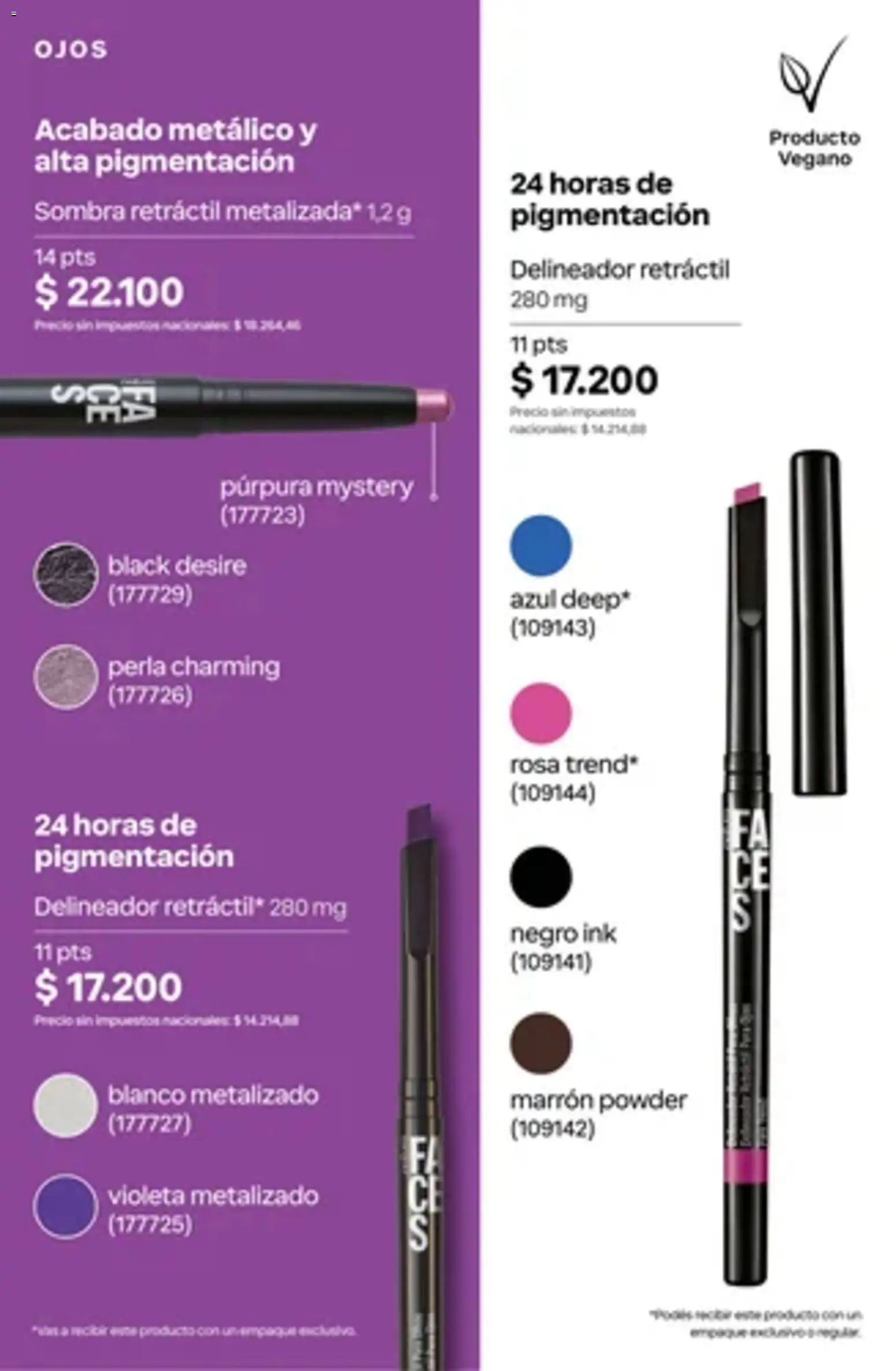 Catálogo Natura Ciclo 14 │ válido desde el 01/10/2026 | Página: 160 | Productos: Sombra, Delineador