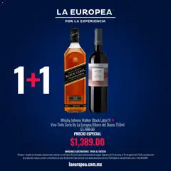 Vista previa de La Europea catálogo Ofertas, nuevo folleto de la tienda, válido en México a partir del 20/06/2026 | Página: 5 | Productos: Vino tinto, Botella, Vino, Whisky