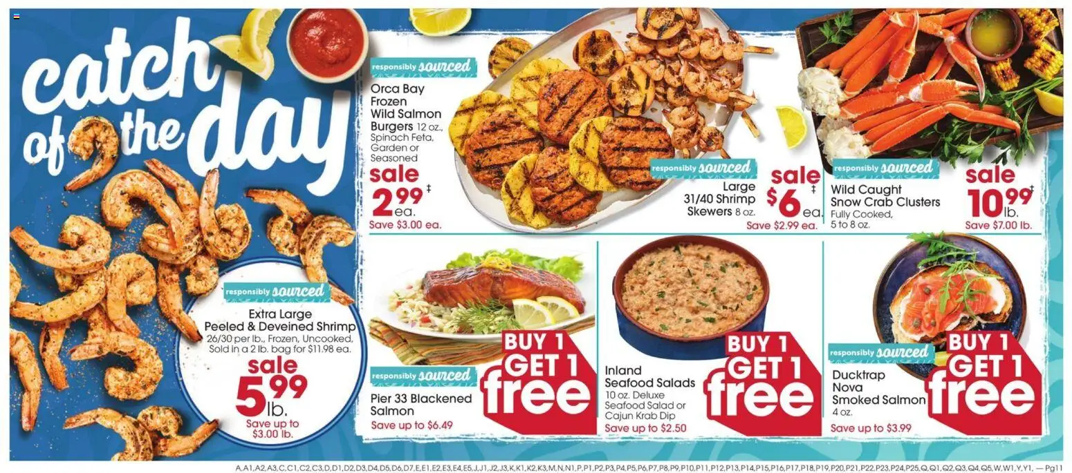 Giant Eagle Weekly Ad - valid from 08/20/2026 | Page: 11 | Products: Salad, Bag, Salmon, Smoked salmon