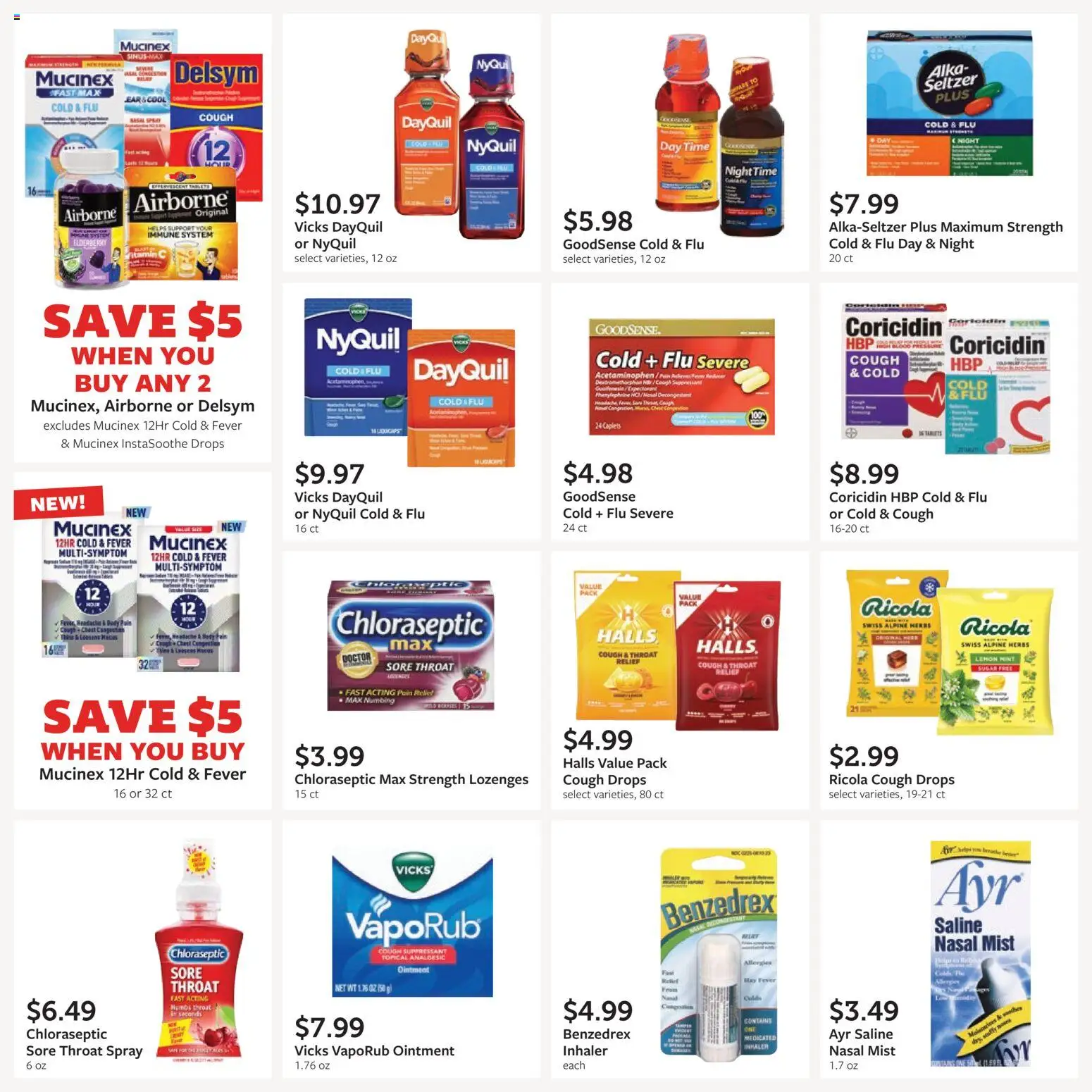 Fareway Monthly Ad - valid from 09/28/2026 | Page: 36 | Products: Cough drops, Herbs, Sugar, Lemon