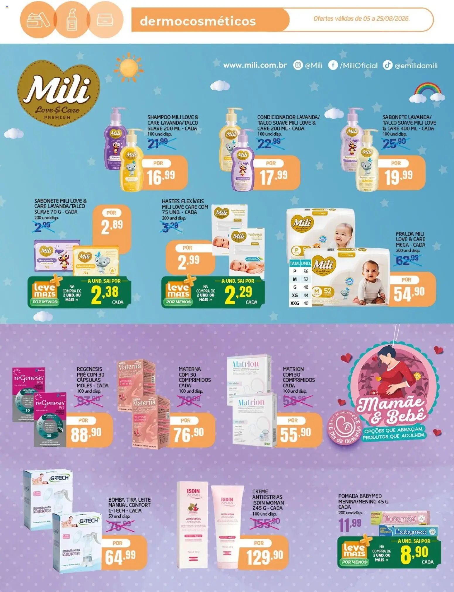 Cooper Folheto - válido de 05/08/2026 | Página: 7 | Produtos: Shampoo, Talco, Pomada, Creme