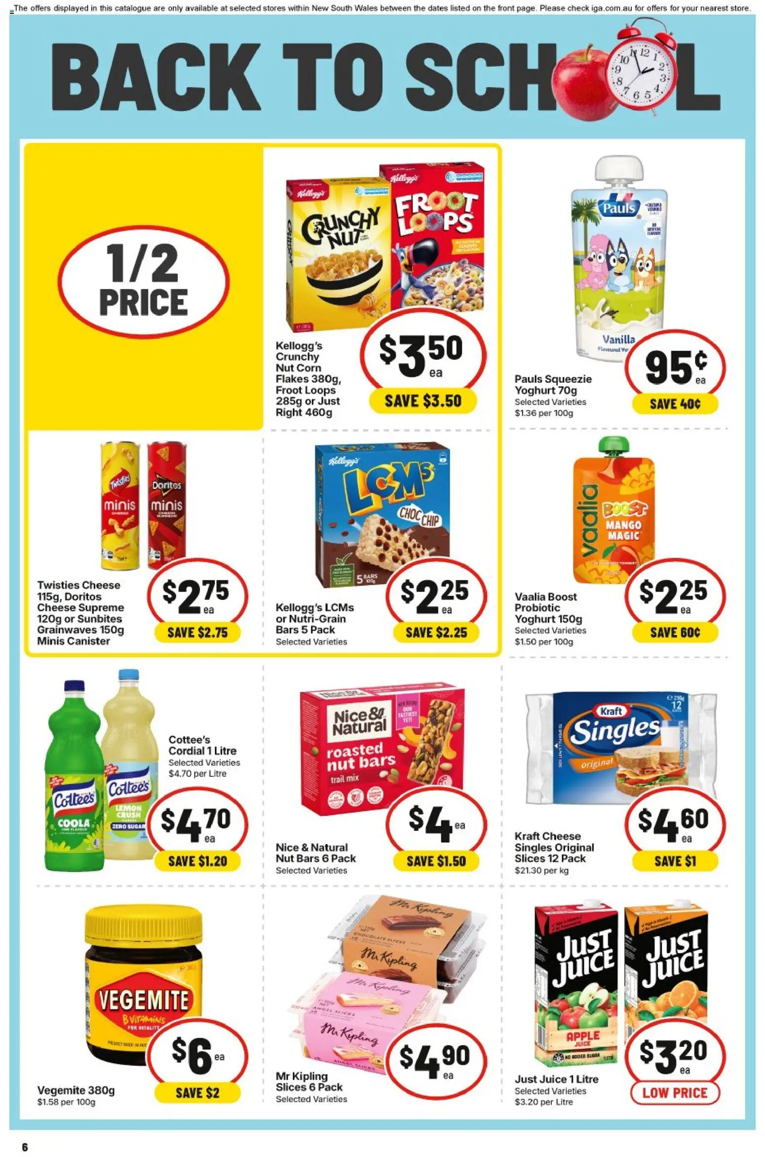 IGA catalogue - valid from 30/09/2026 | Page: 6 | Products: Corn, Chocolate, Lemon, Mango