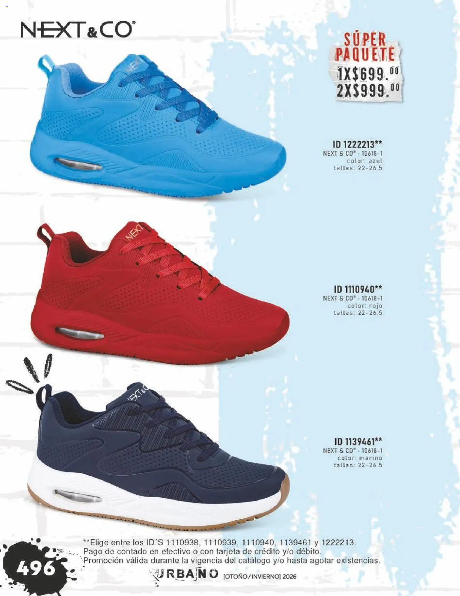 Nuevas ofertas de Price Shoes válidas en toda la República Mexicana desde el 31/07/2026. ¡Encuentra las mejores ofertas en Price Shoes catálogo Urbano! | Página: 496