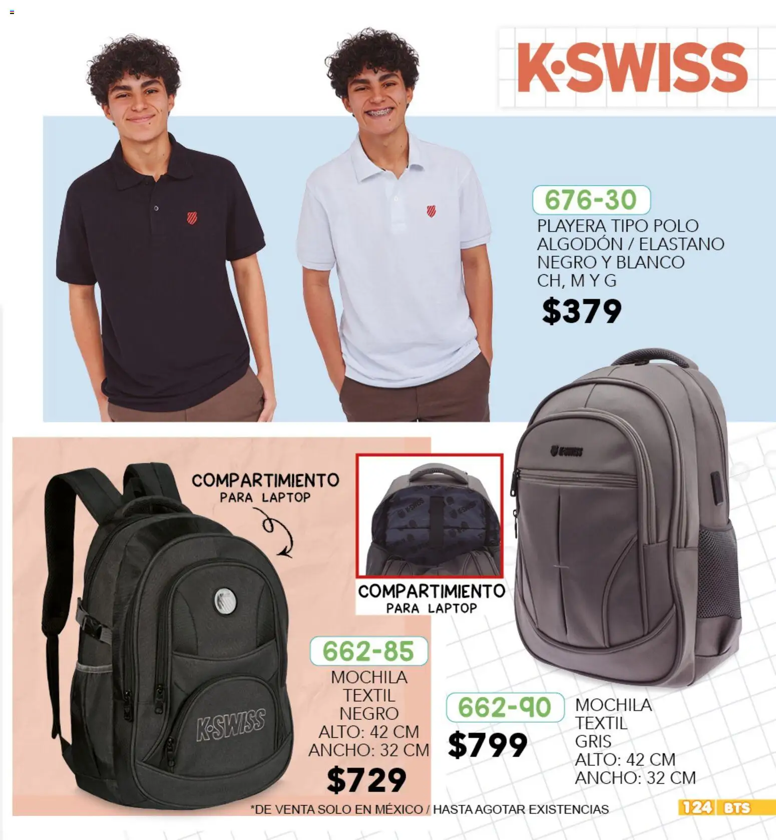 Nuevas ofertas de Cklass válidas en toda la República Mexicana desde el 09.06.2026. ¡Encuentra las mejores ofertas en Cklass catálogo Escolar! | Página: 125 | Productos: Mochila, Algodón, Playera