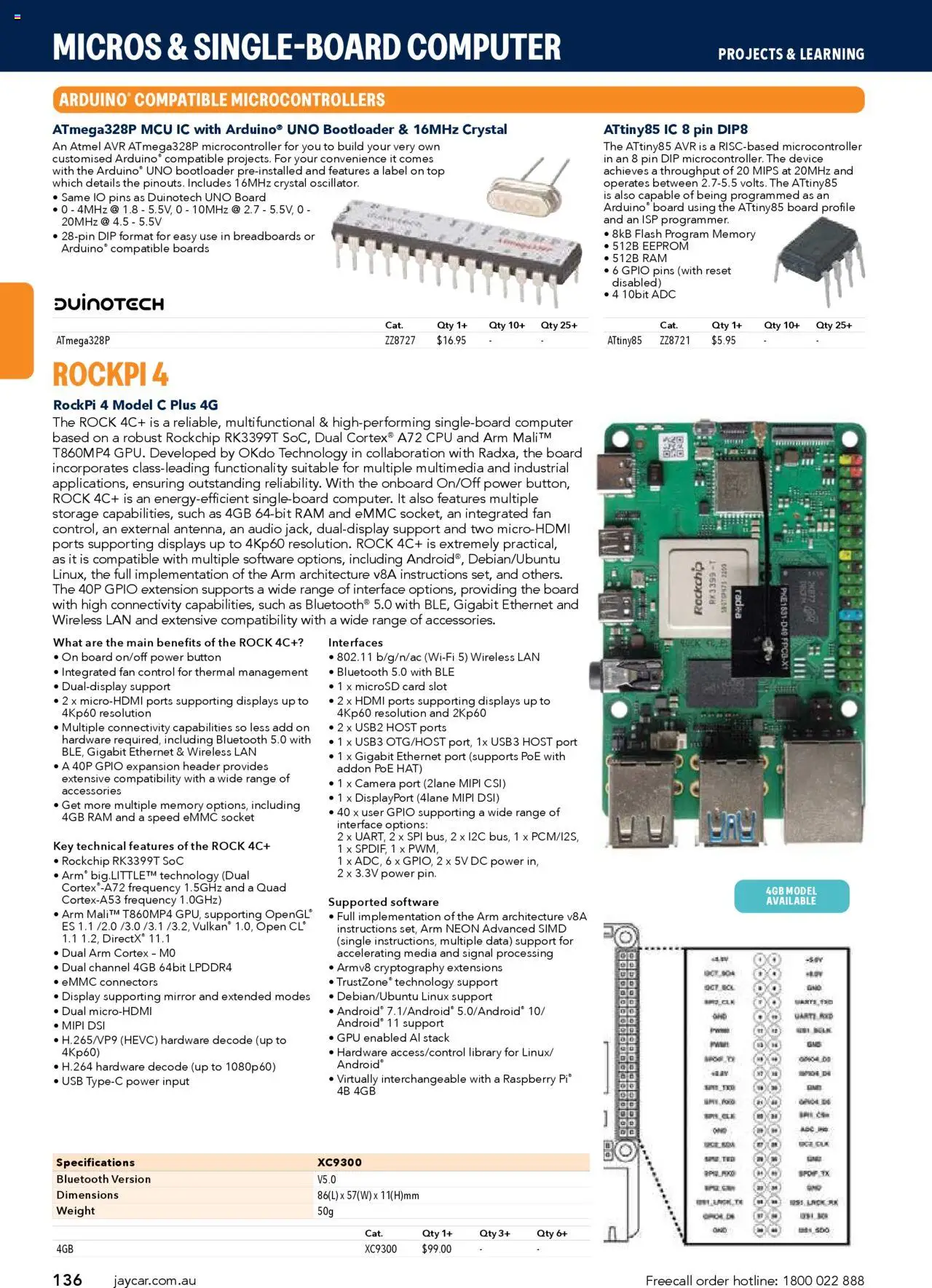 Jaycar catalogue - valid from 09/07/2025 | Page: 136 | Products: Mirror, Raspberry, Camera, Weight