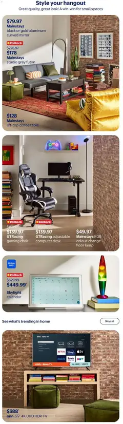 Preview of Mainstays lift-top coffee table, Mainstays lift-top coffee table from shop Walmart valid from Jul 30, 2026 | Page: 4
