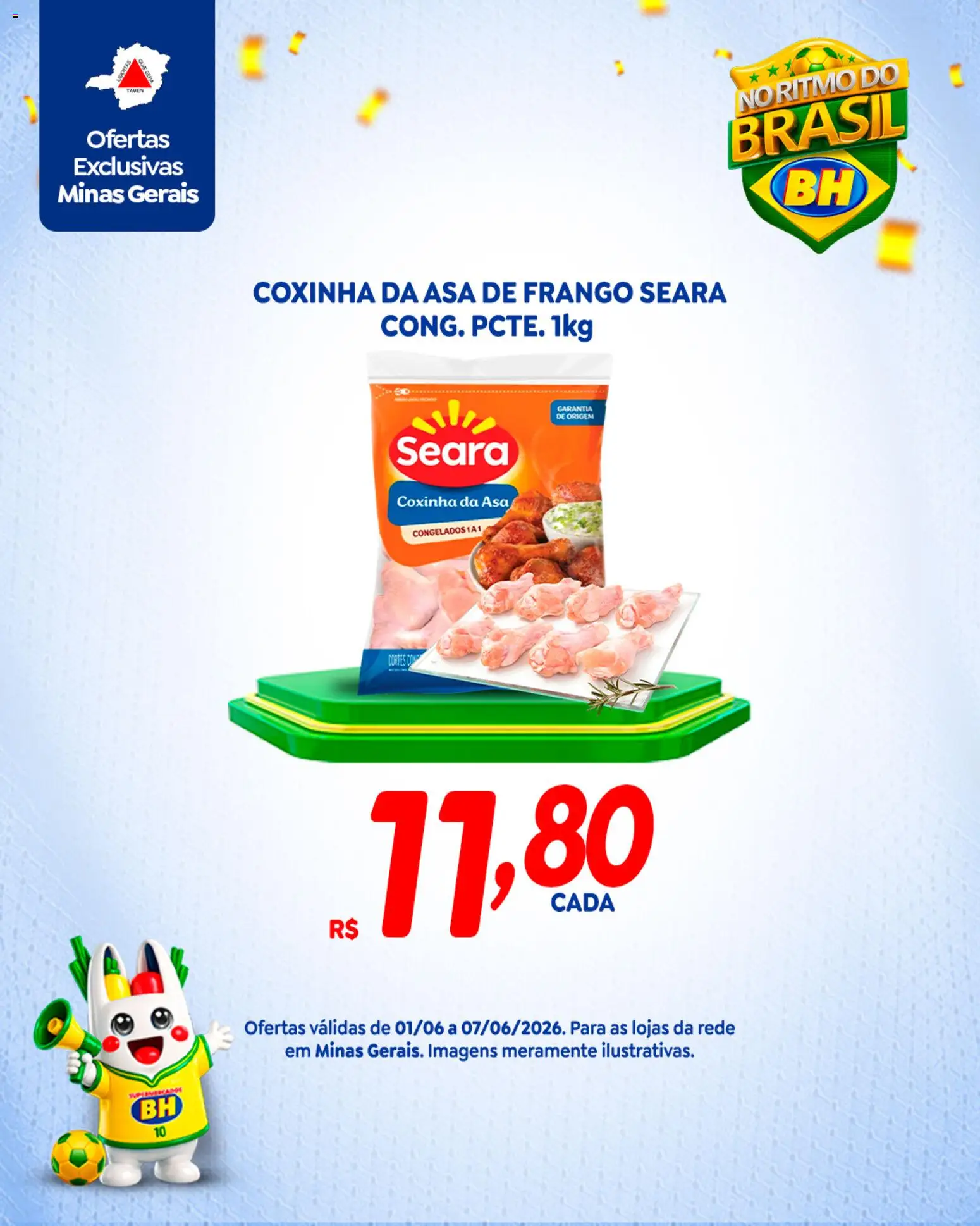Supermercados BH Folheto - válido de 01.06.2026 | Página: 4 | Produtos: Asa de frango, Frango