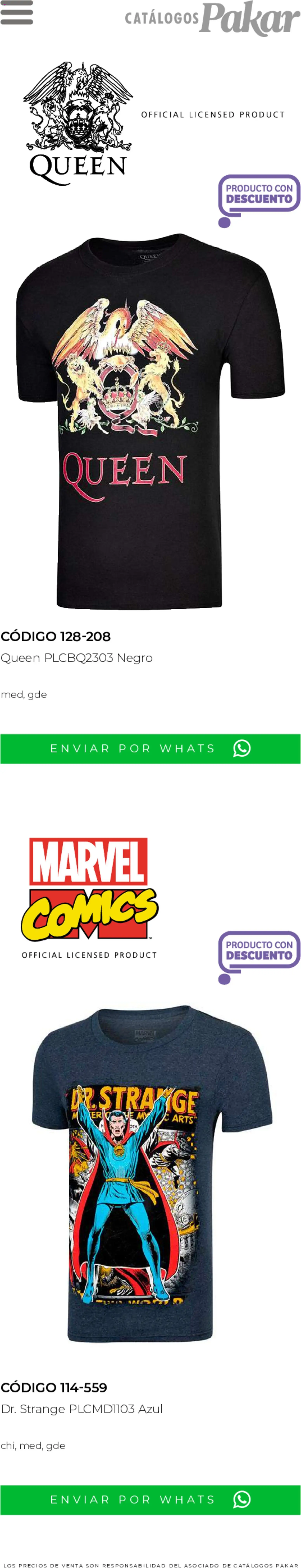 Nuevas ofertas de SC Pakar válidas en toda la República Mexicana desde el 05.06.2026. ¡Encuentra las mejores ofertas en SC Pakar catálogo Verano! | Página: 172