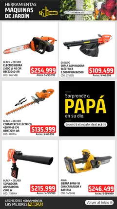 Vista previa Sodimac catálogo válido desde el 16.06.2026 | Página: 13 | Productos: Aspiradora, Batería, Papa, Sierra