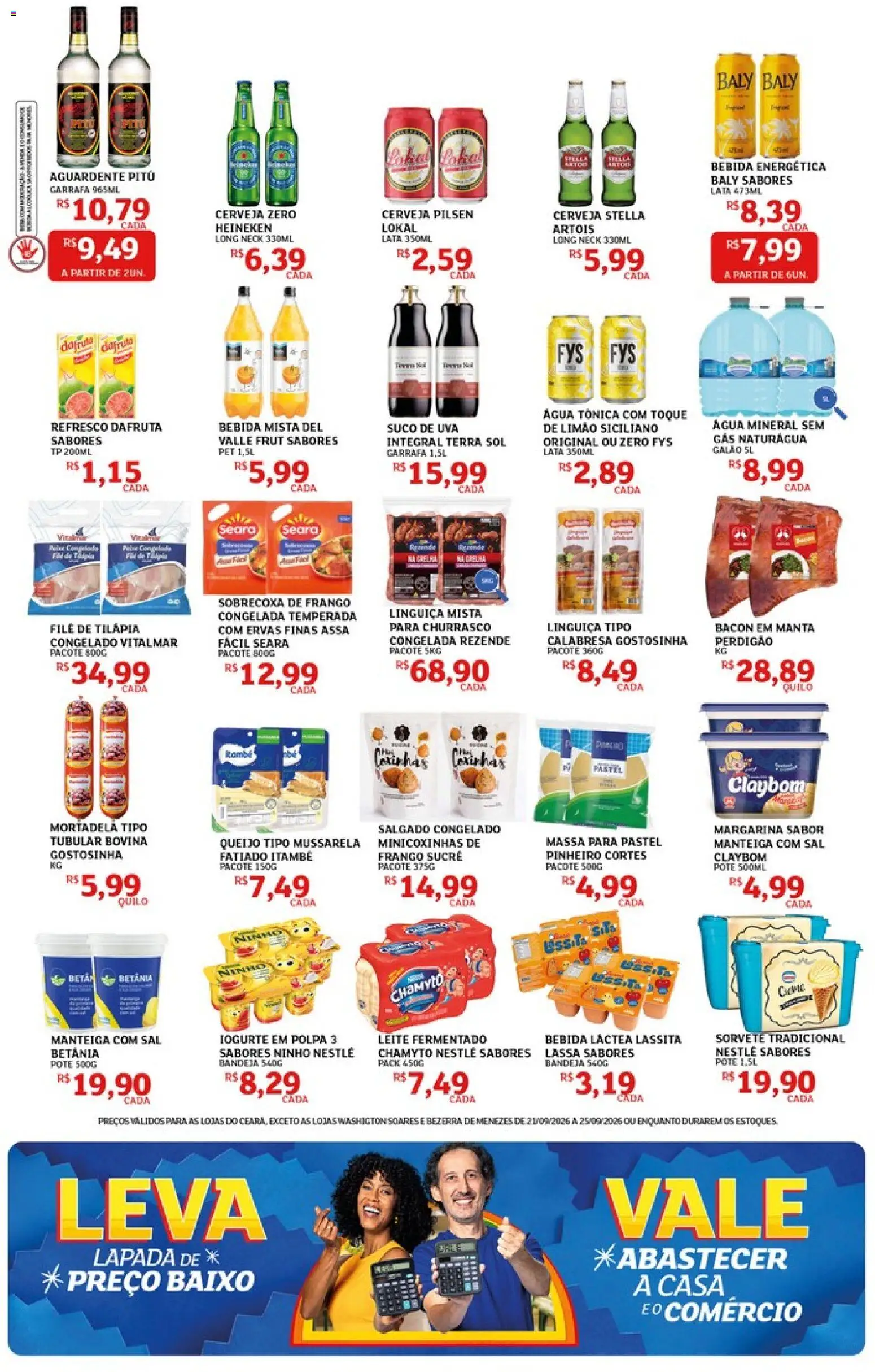 Assaí Atacadista Folheto - válido de 21/09/2026 | Página: 3 | Produtos: Limão siciliano, Uva, Sorvete, Frango