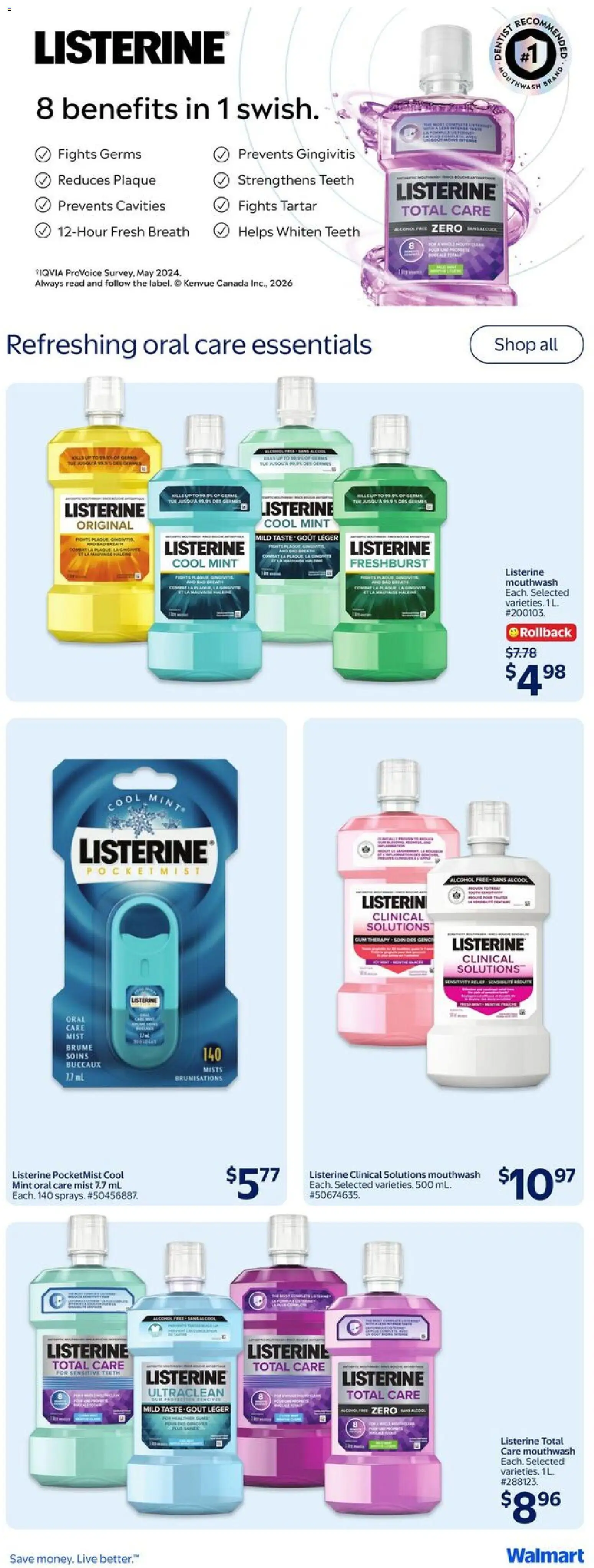 Walmart flyer valid from Aug 6, 2026 | Page: 31