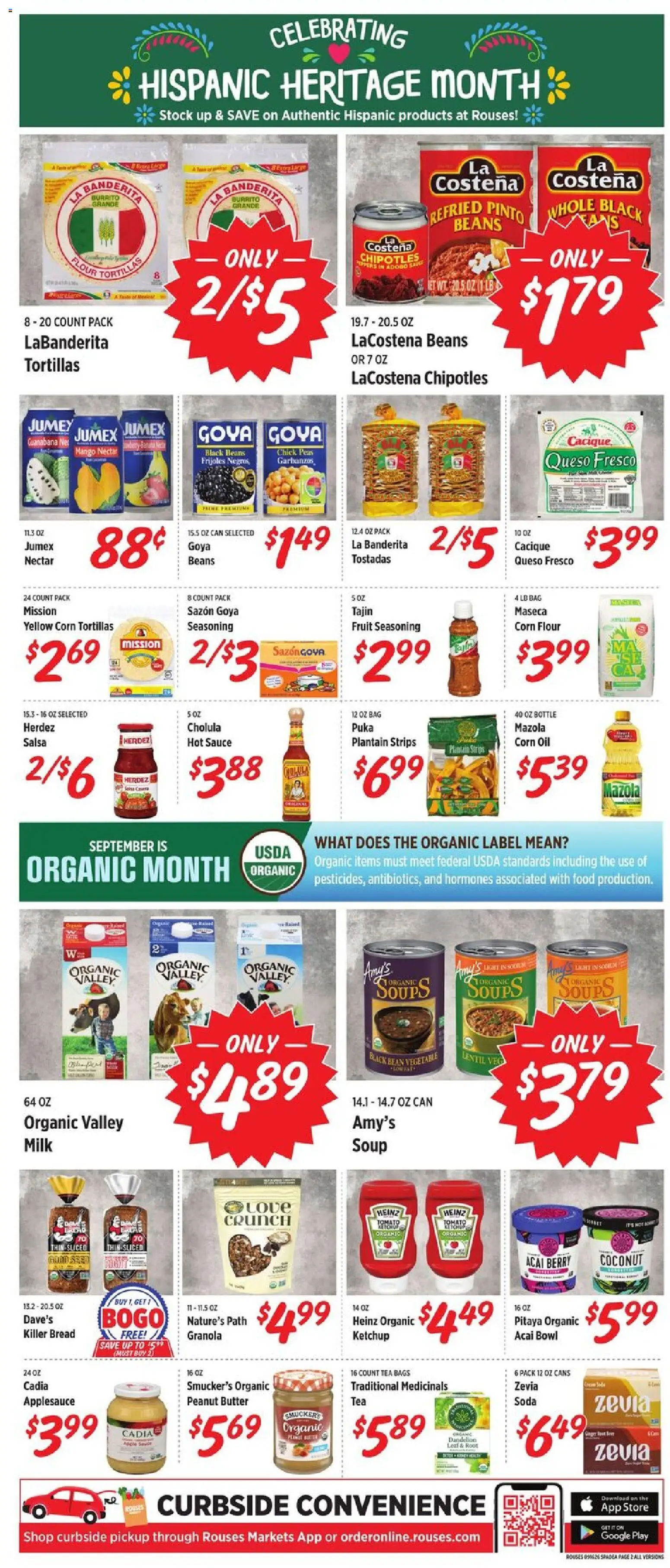 Rouses Weekly Ad - valid from 09/16/2026 | Page: 7 | Products: Bread, Mango, Peanut butter, Flour