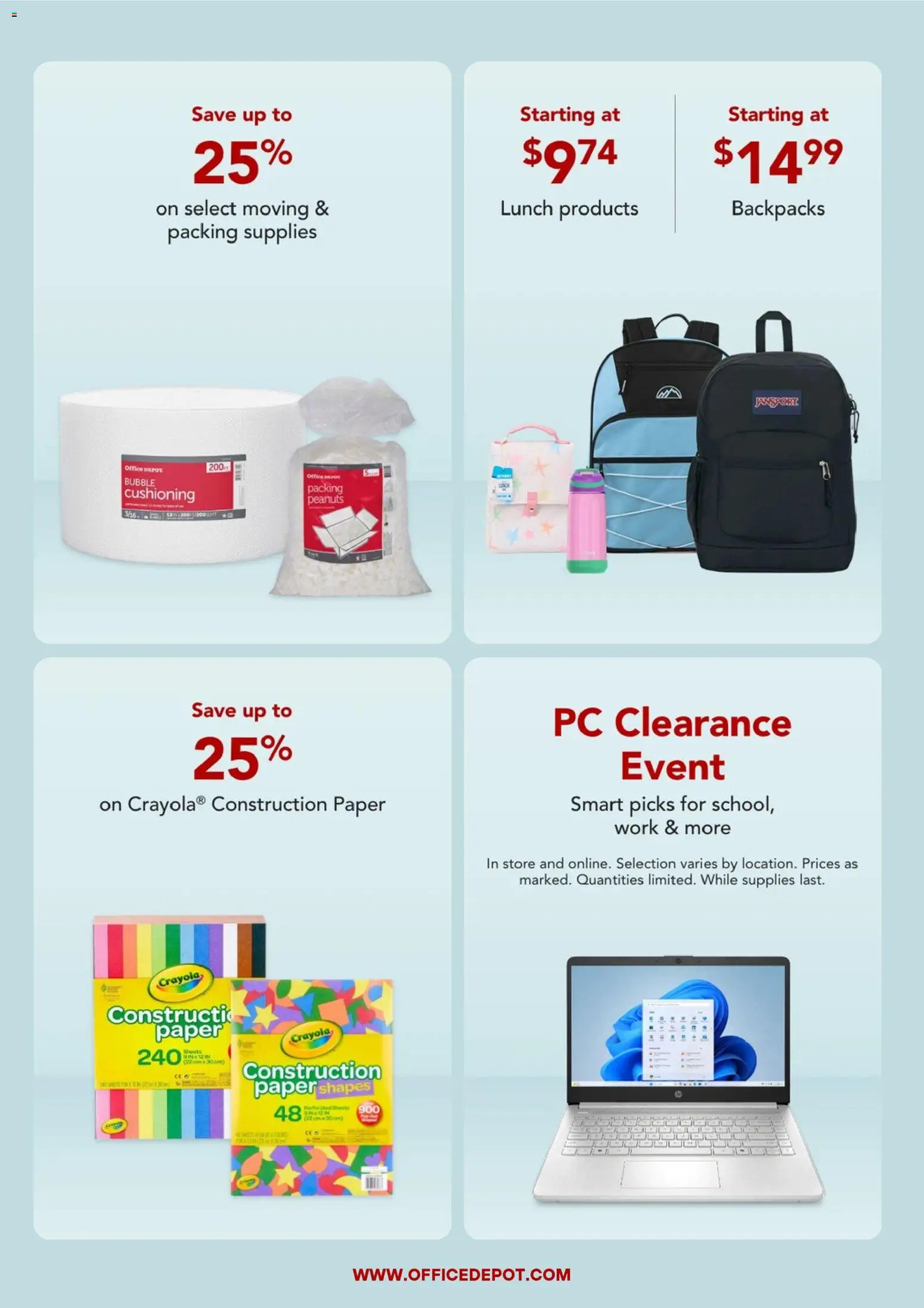 Office Depot Weekly Ad - valid from 08/01/2026 | Page: 4 | Products: Pc