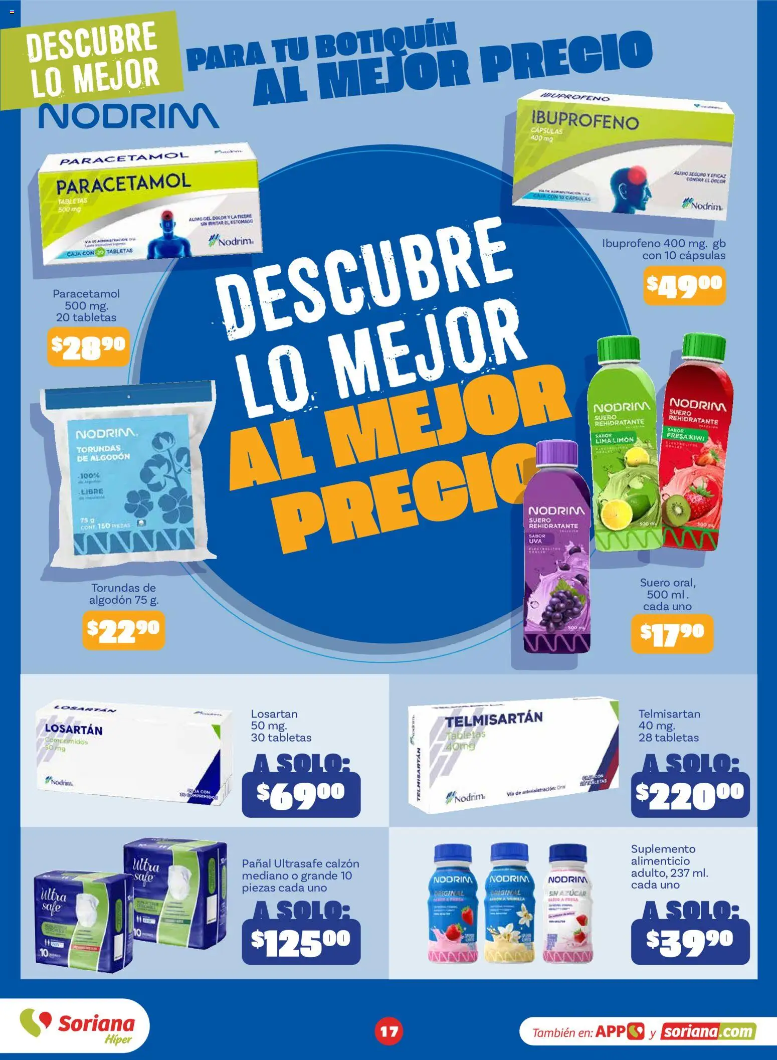 Nuevas ofertas de Soriana válidas en toda la República Mexicana desde el 31/08/2026. ¡Encuentra las mejores ofertas en Soriana Descubre lo mejor al mejor precio Híper Nacional! | Página: 18 | Productos: Fresa, Calzón, Algodón, Caja