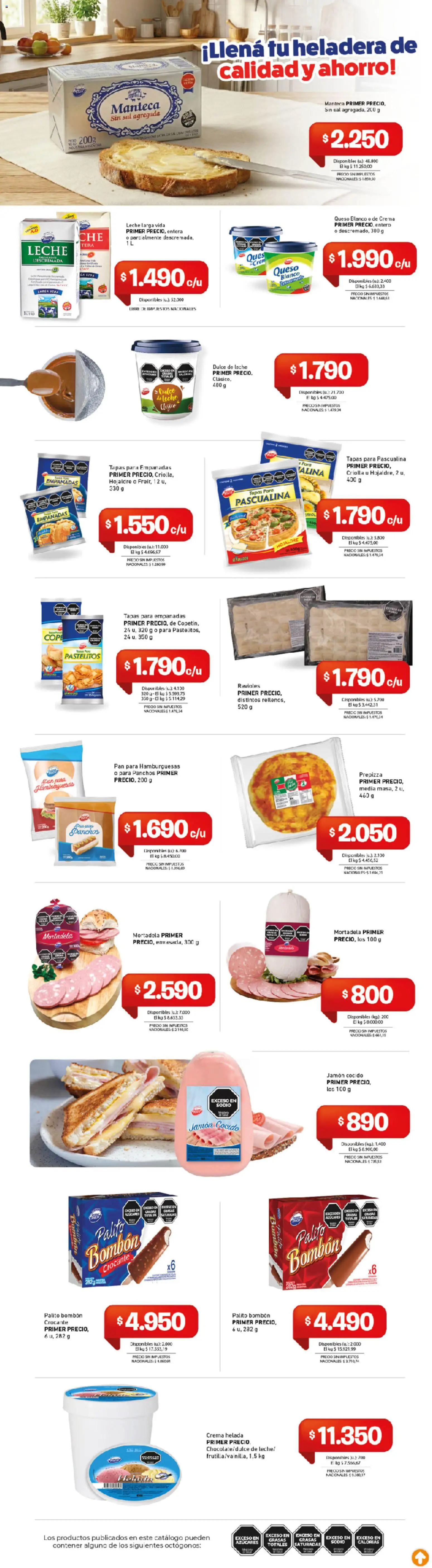 Cooperativa Obrera - Folleto │ válido desde el 17/09/2026 | Página: 4 | Productos: Jamón cocido, Sal, Dulce, Heladera