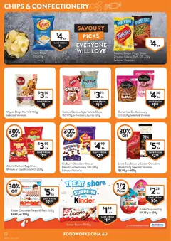Preview of Foodworks catalogue - valid from 17.06.2026 | Page: 12 | Products: Chocolate, Beer, Chips, Bag