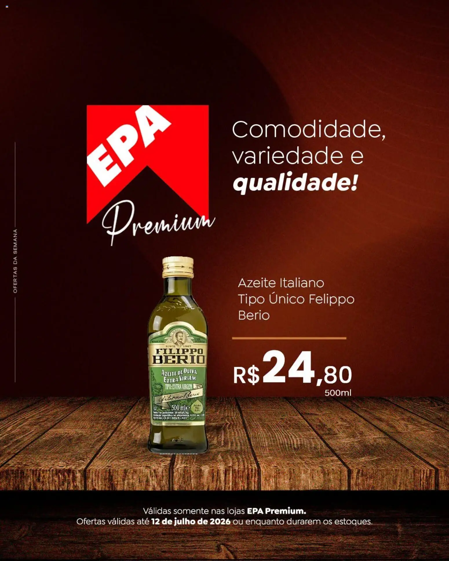 EPA Folheto - válido de 06/07/2026 | Página: 6 | Produtos: Azeite