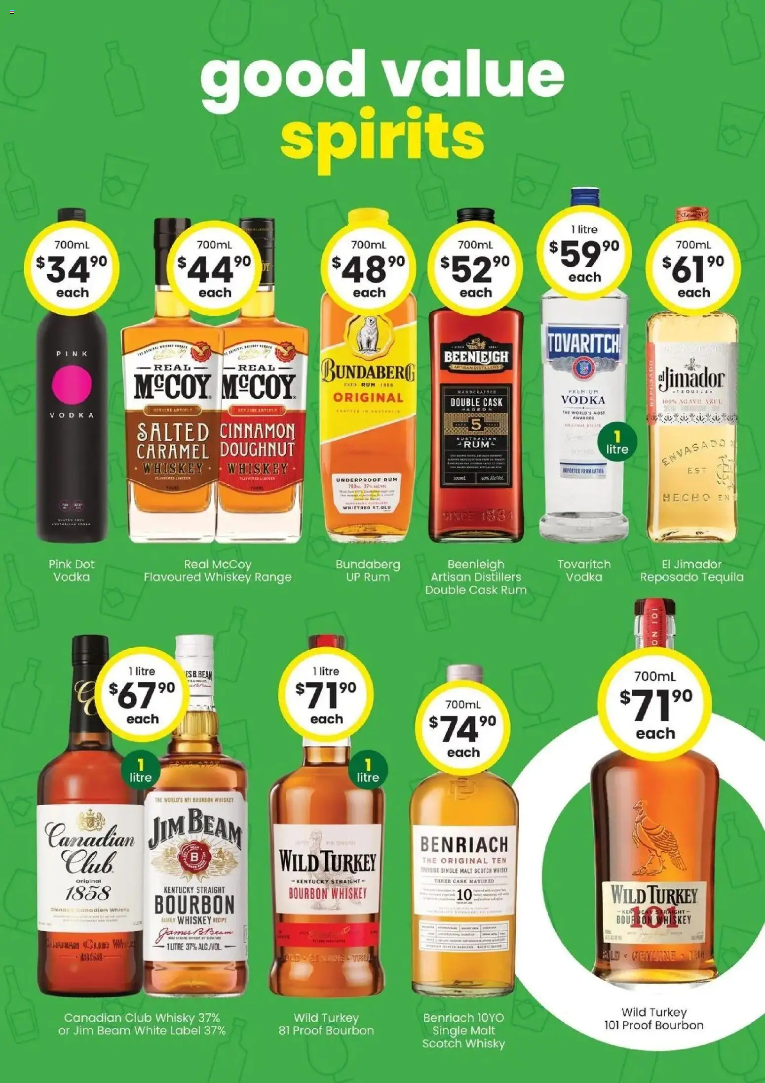 The Bottle-O catalogue - valid from 15.06.2026 | Page: 4 | Products: Vodka, Whiskey, Rum, Scotch