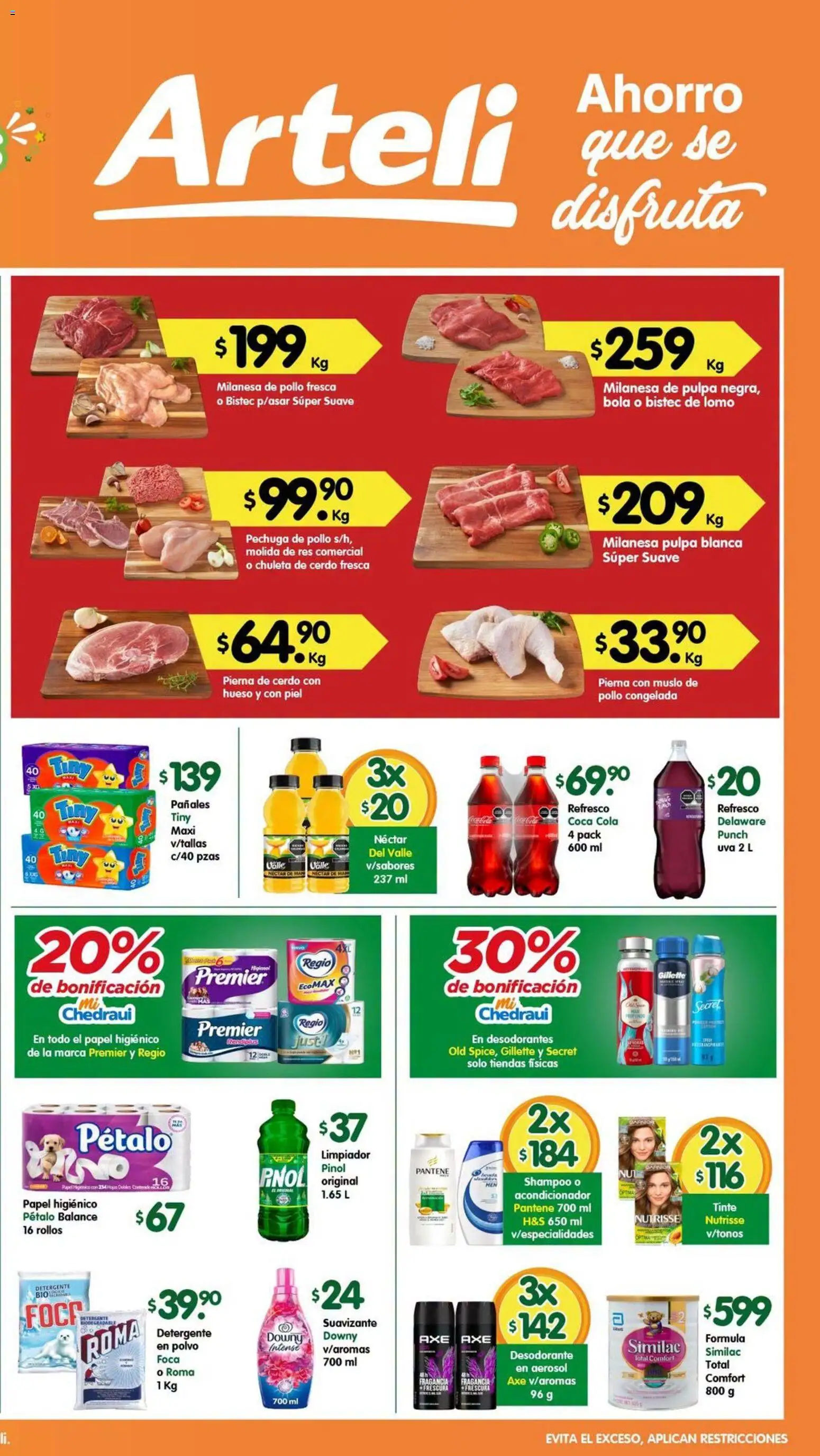 Nuevas ofertas de Arteli válidas en toda la República Mexicana desde el 28/08/2026. ¡Encuentra las mejores ofertas en Arteli folleto Tuxpan! | Página: 2 | Productos: Suavizante, Shampoo, Fragancia, Acondicionador