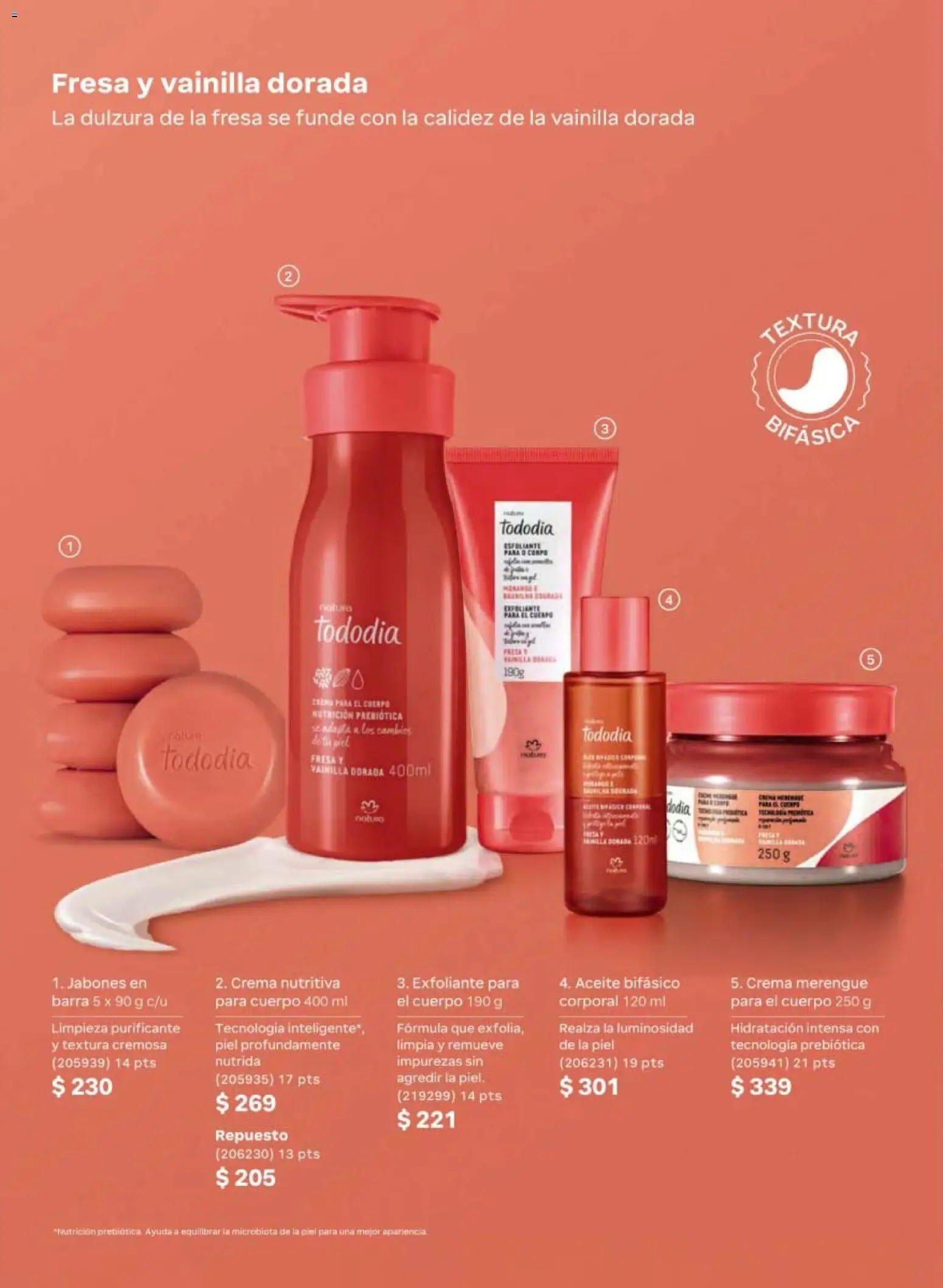 Nuevas ofertas de Natura válidas en toda la República Mexicana desde el 10/07/2026. ¡Encuentra las mejores ofertas en Natura campaña 11 2026! | Página: 96 | Productos: Fresa, Crema, Exfoliante, Barra