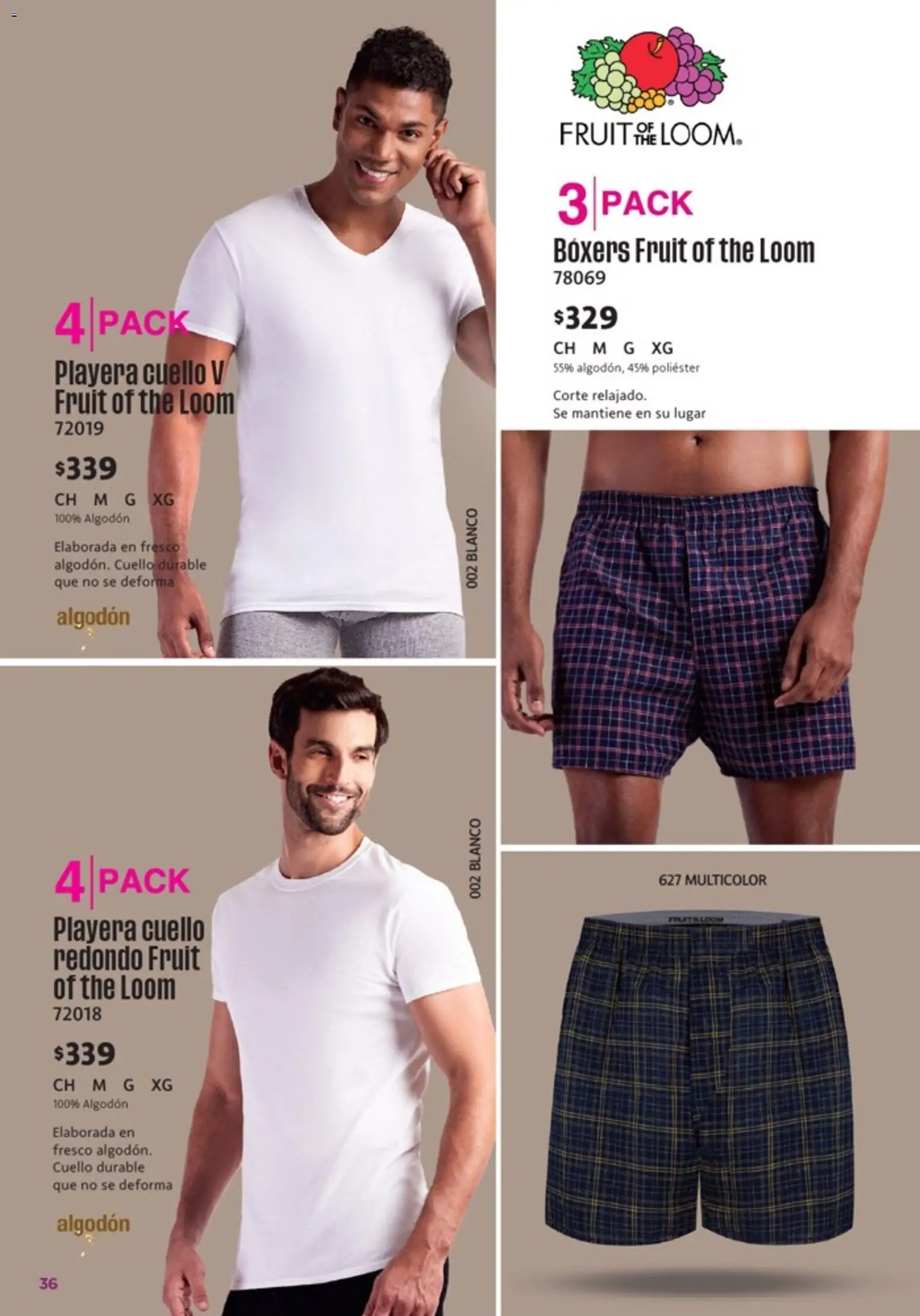 Nuevas ofertas de Ilusión válidas en toda la República Mexicana desde el 01.05.2026. ¡Encuentra las mejores ofertas en Ilusión catálogo Marcas Amigas! | Página: 38 | Productos: Boxers, Algodón, Playera