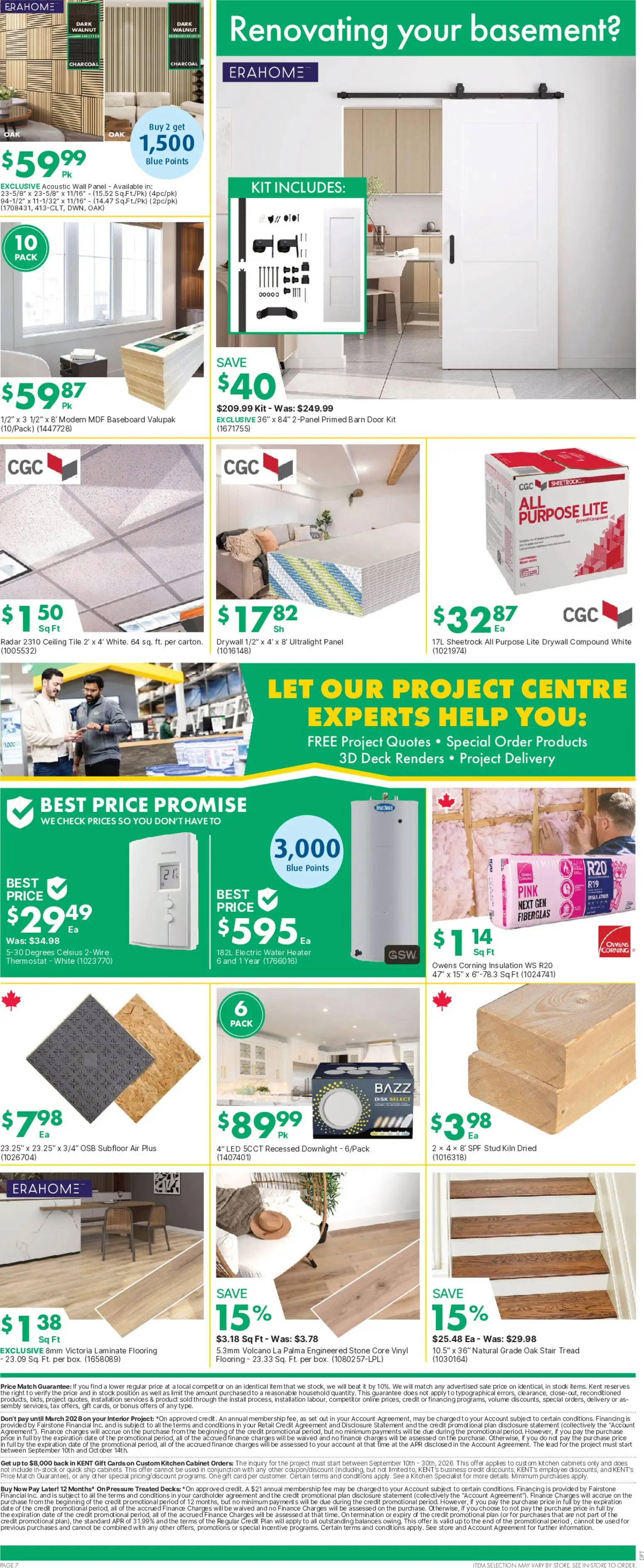 Kent flyer valid from Sep 24, 2026 | Page: 8 | Products: Water, Disk, Cabinet, Charcoal