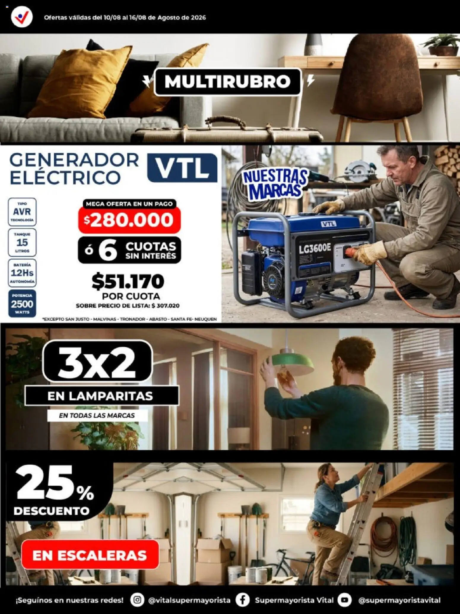 Vital - Especial de nonfood Santa Fe │ válido desde el 10/08/2026 | Página: 5 | Productos: Sobre, Batería